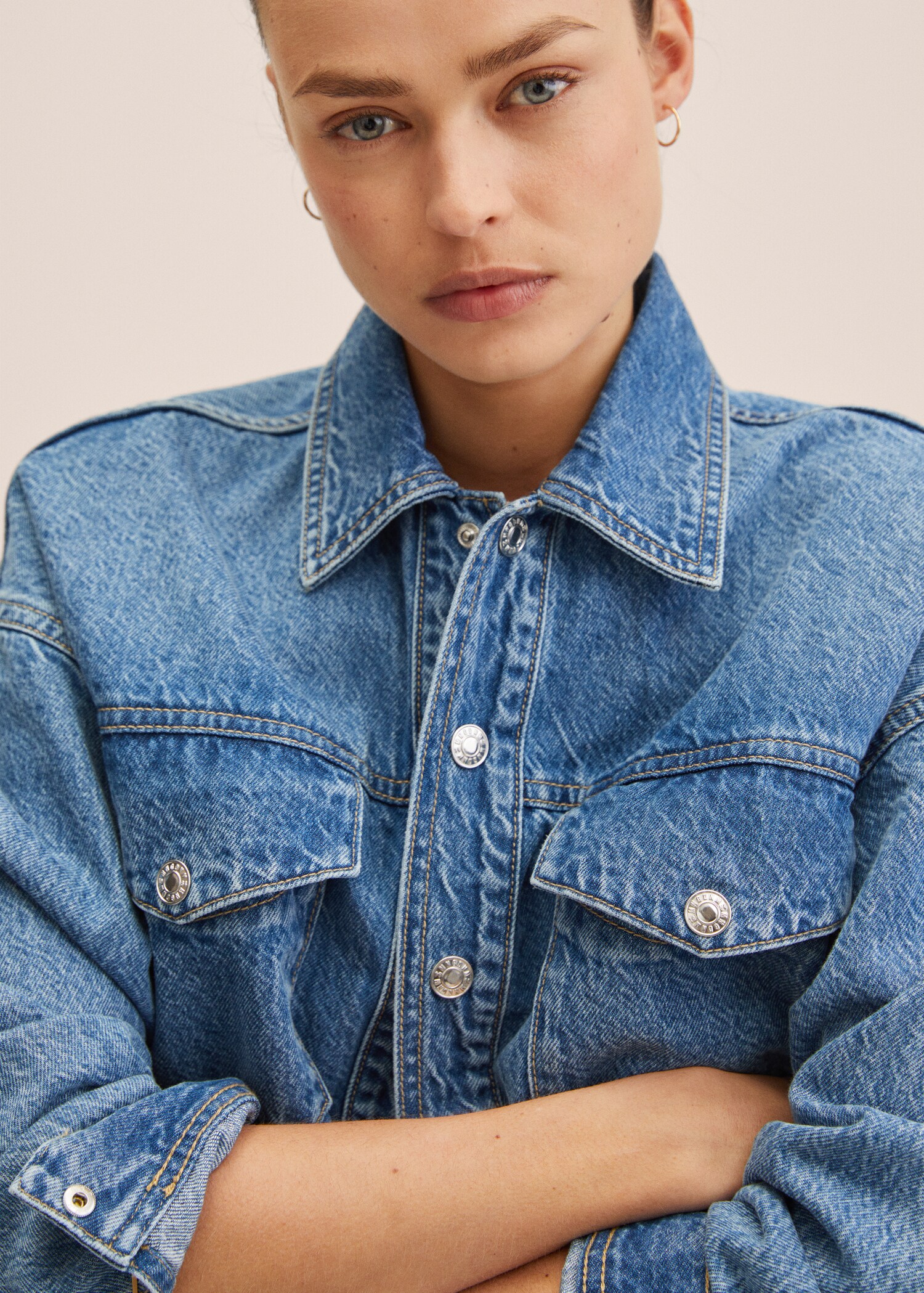 Camisa vaquera oversize - Detalle del artículo 1