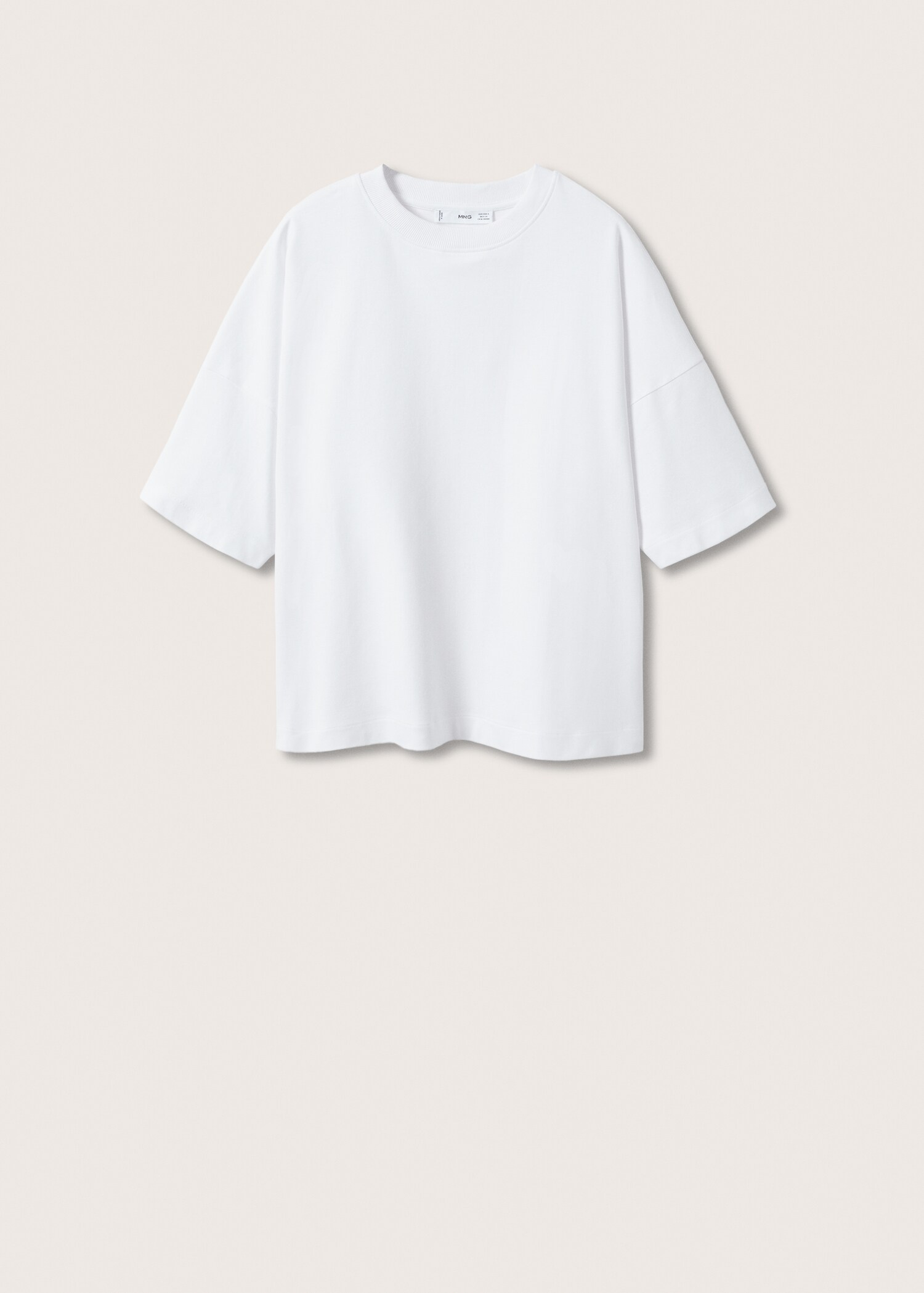 Premium oversized cotton t-shirt - Article without model