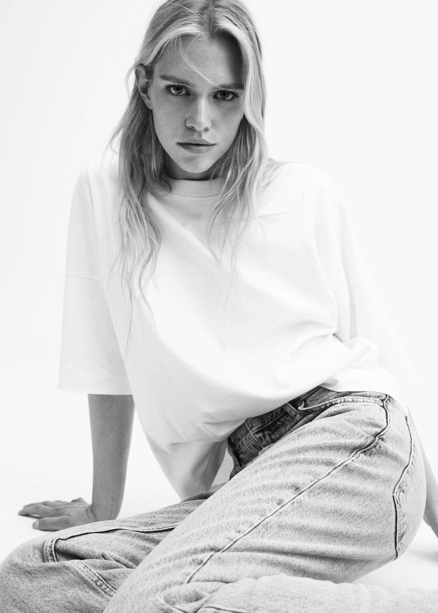 Premium oversized cotton t-shirt - Details of the article 2