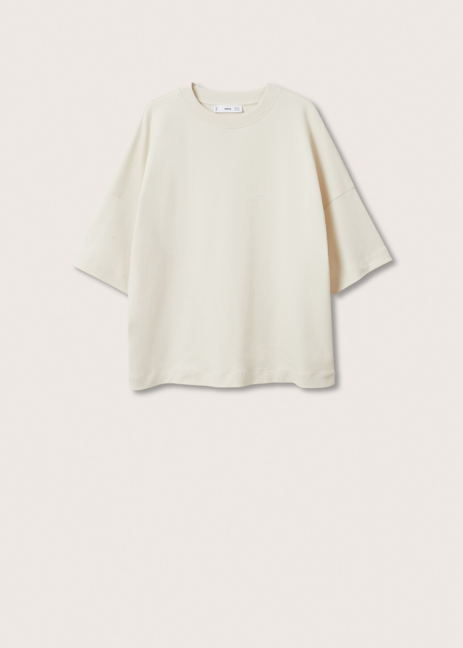 Premium oversized cotton t-shirt - Article without model