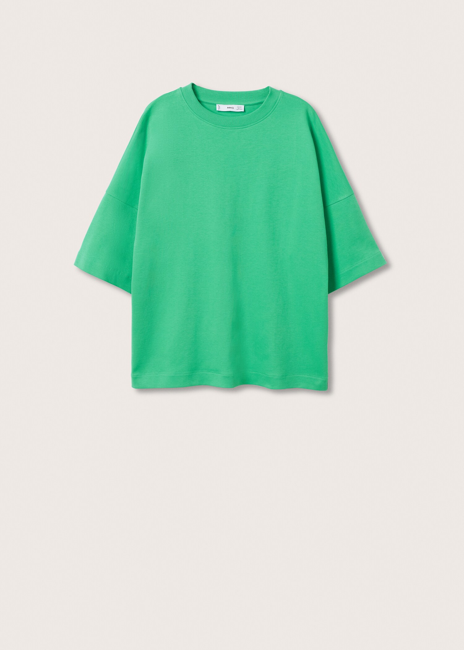 Premium oversized cotton t-shirt - Article without model