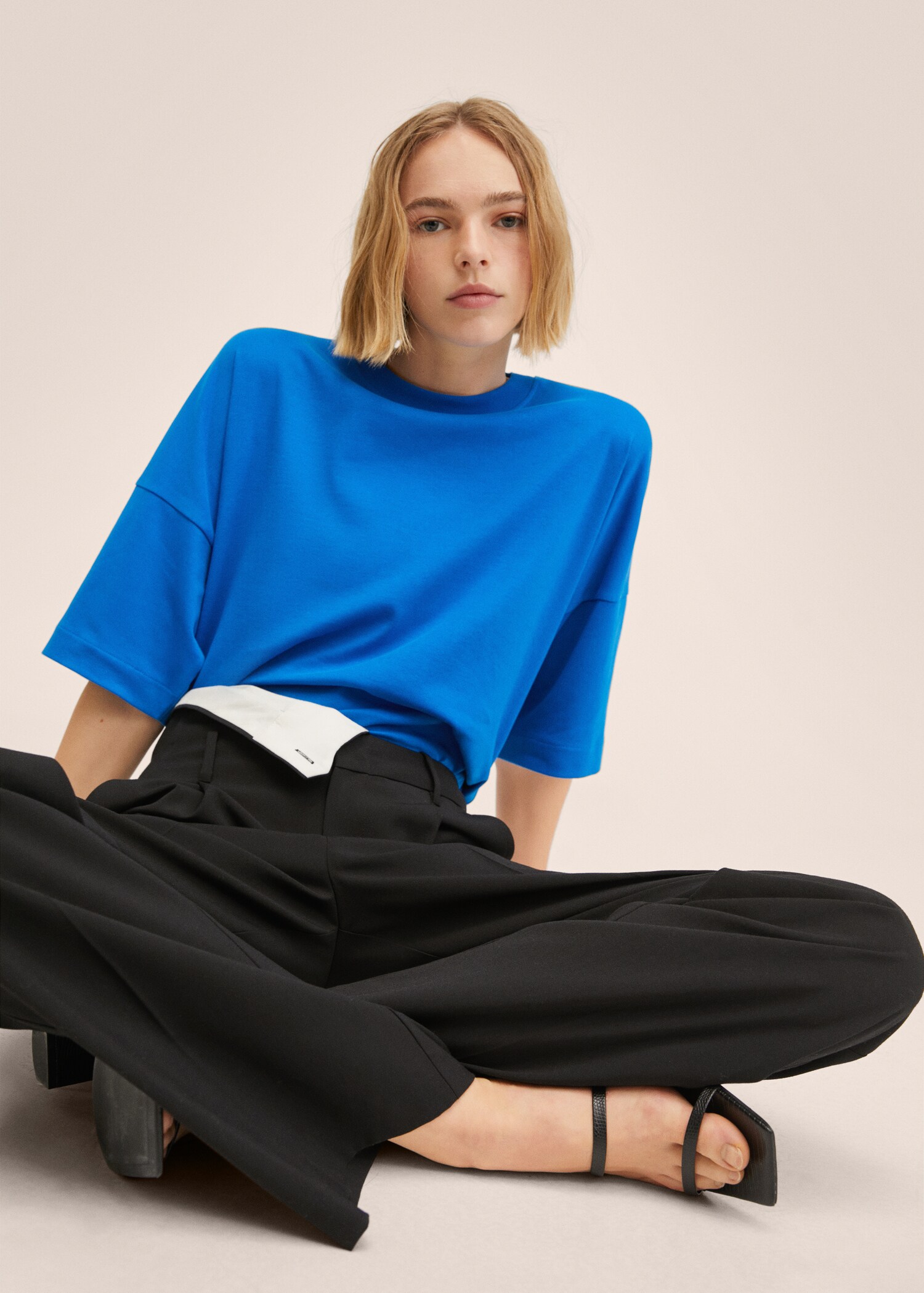 Premium oversized cotton t-shirt - Details of the article 2