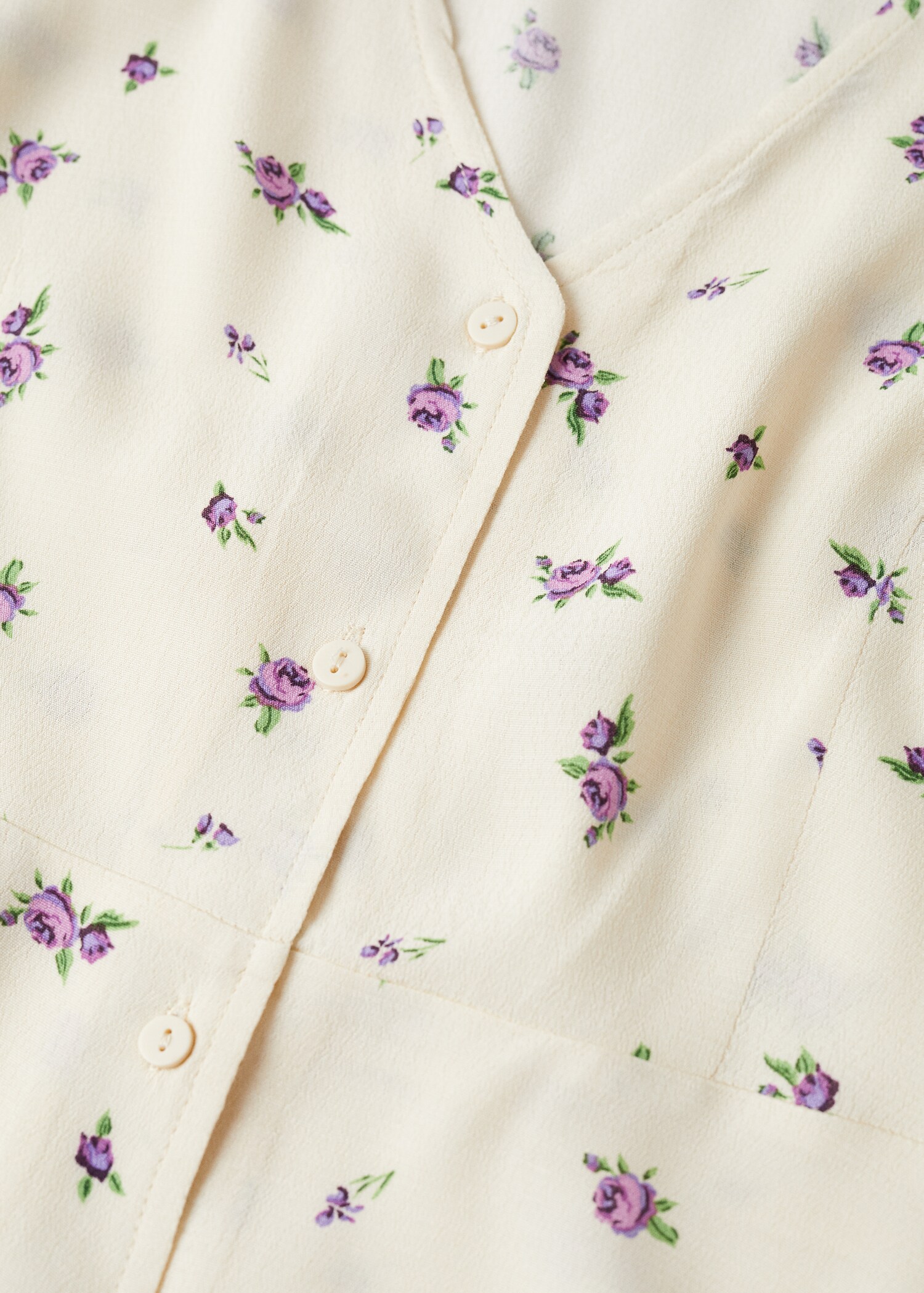 Floral print blouse - Details of the article 8