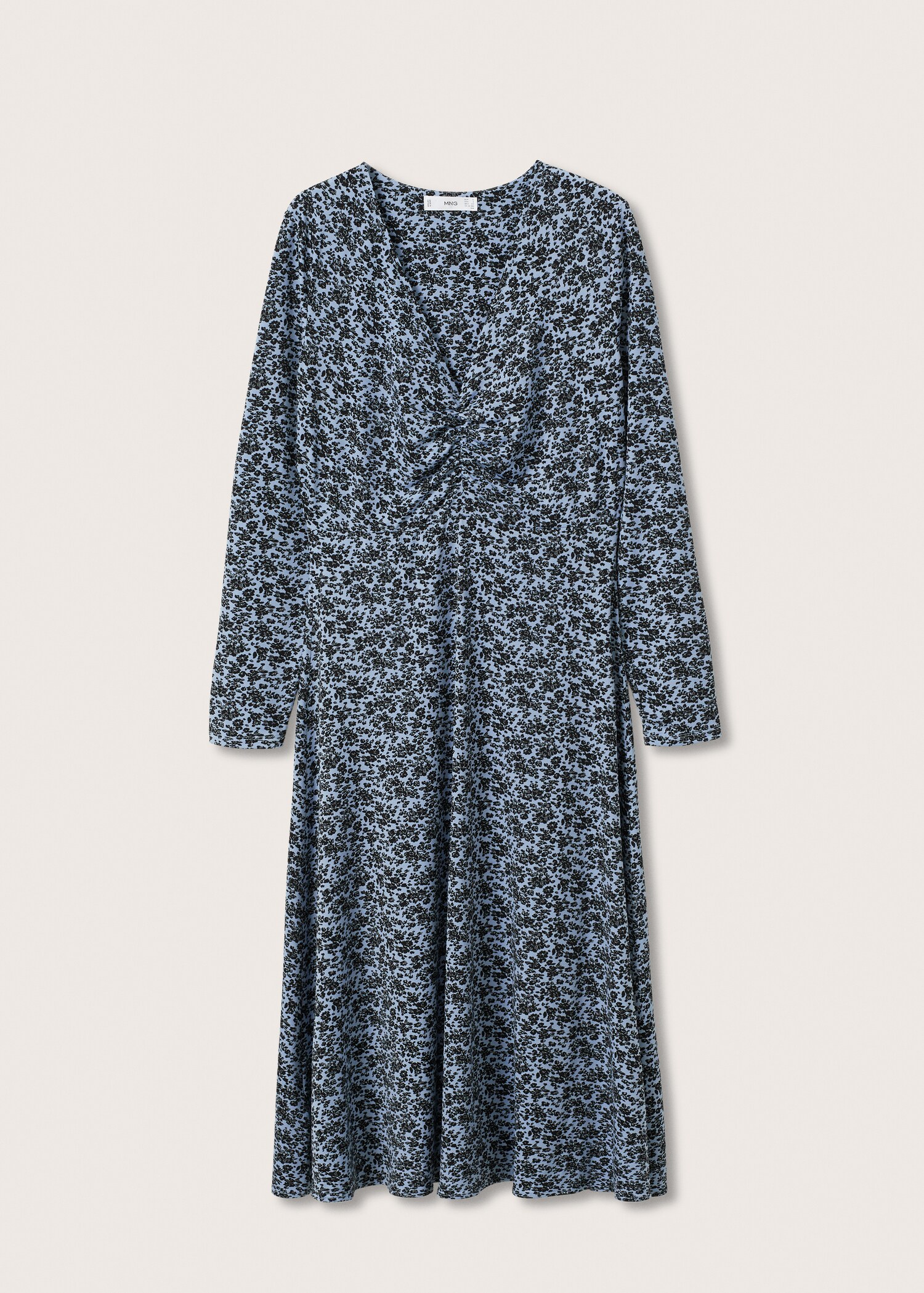 Printed ruched dress - Article without model