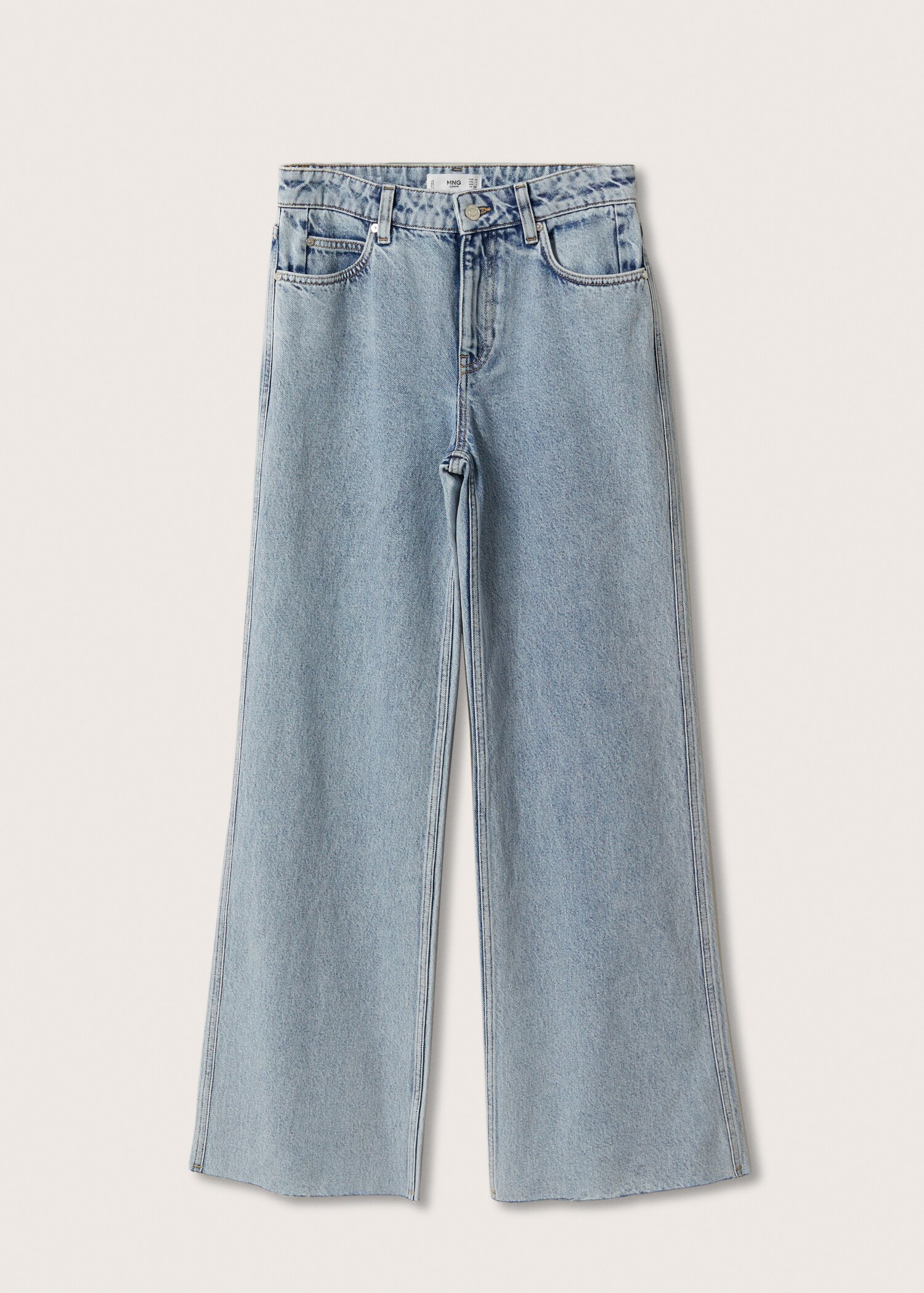 Medium-rise wideleg jeans - Article without model