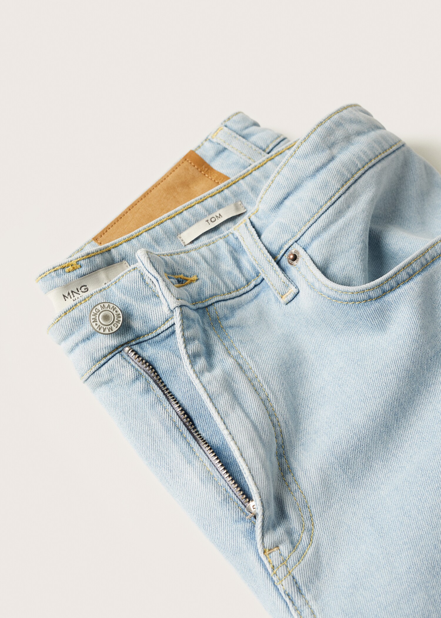 Džíny Tom tapered fit lyocell - Detail zboží 8