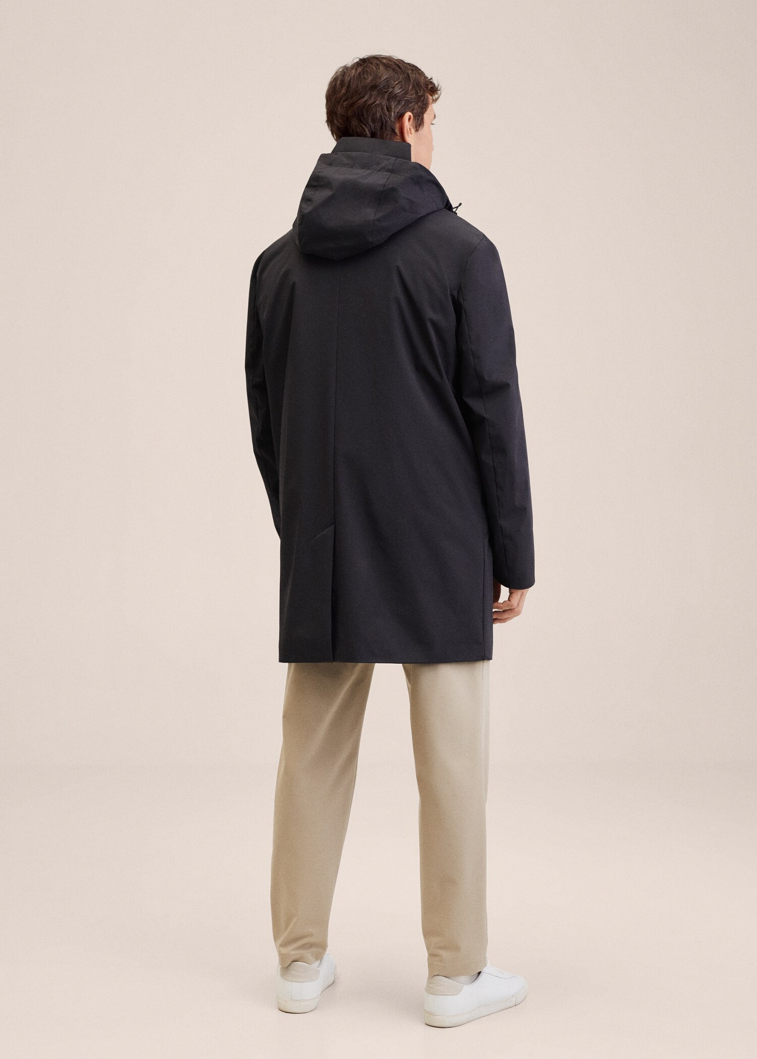 Parka impermeable chaleco extraible - Reverso del artículo