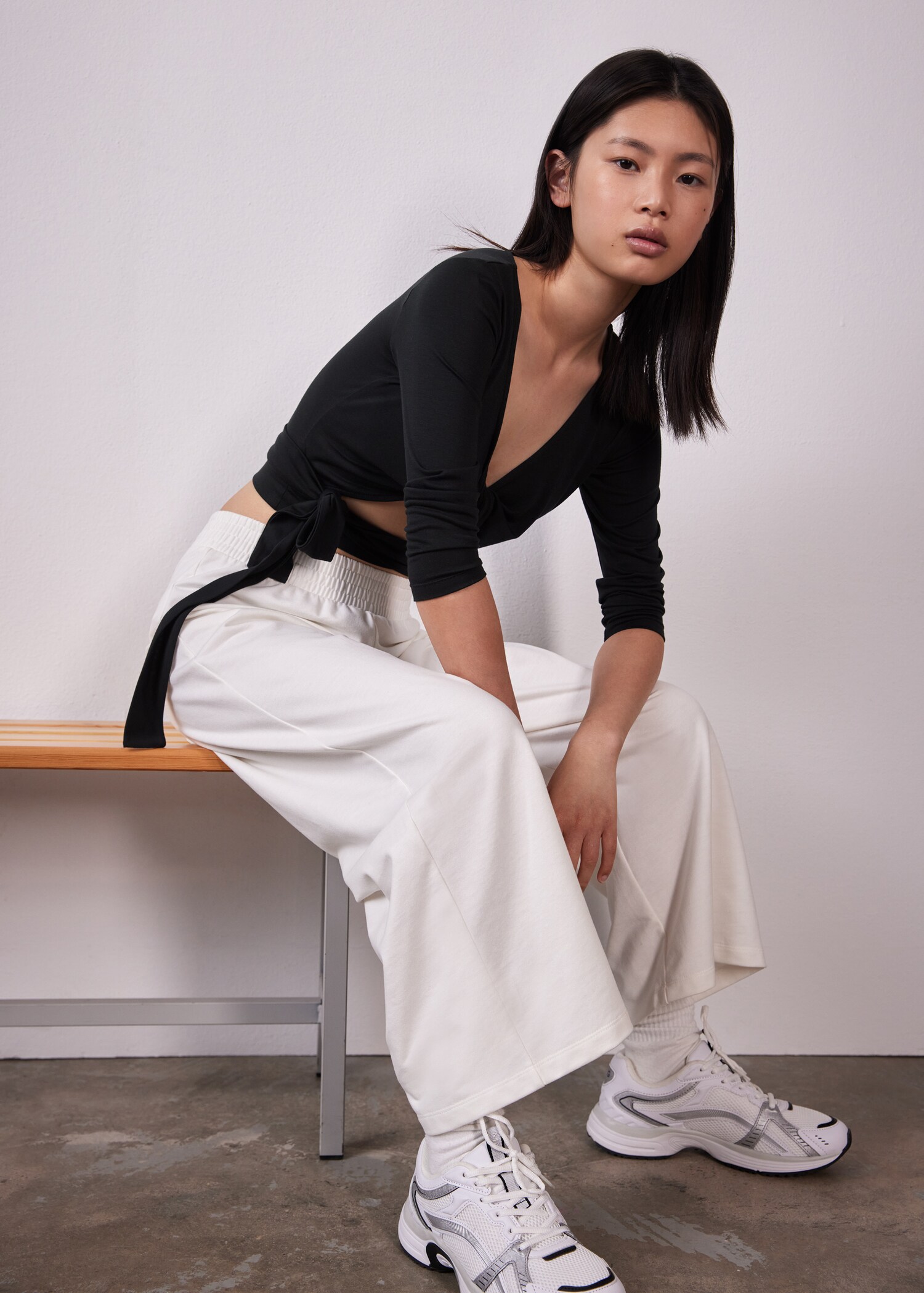 Knitted culotte trousers - Details of the article 5