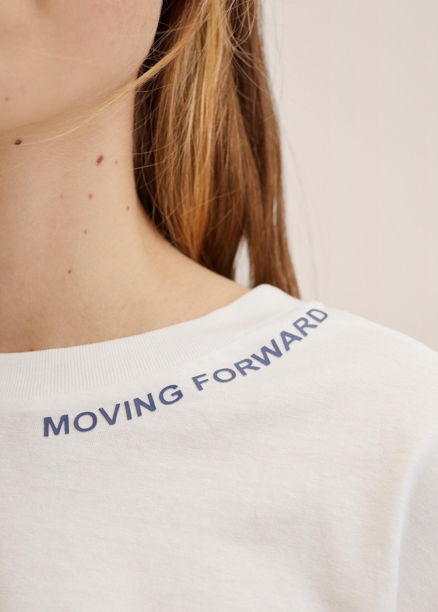 Cropped cotton T-shirt - Details of the article 2