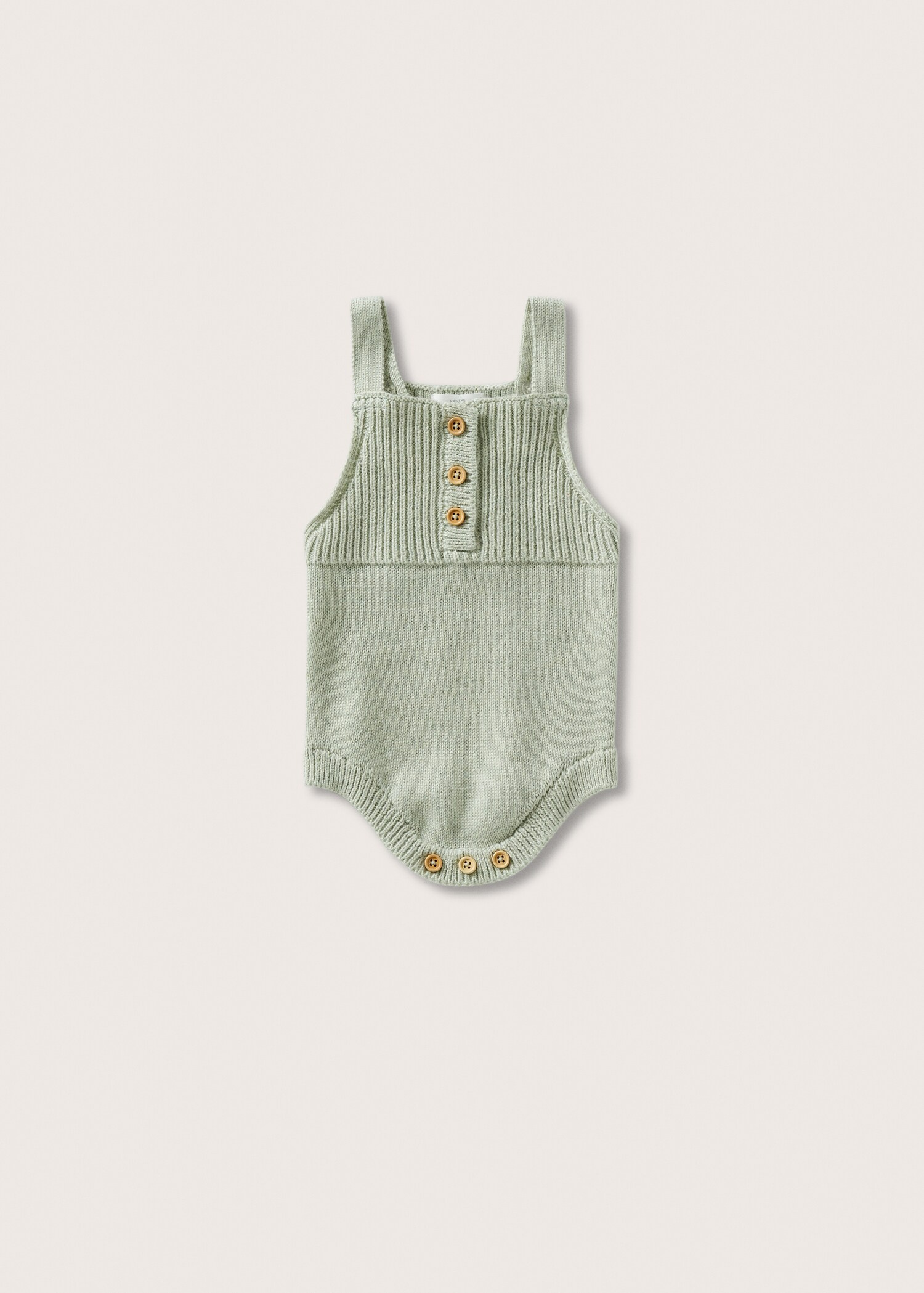 Cotton knit dungarees - Article without model