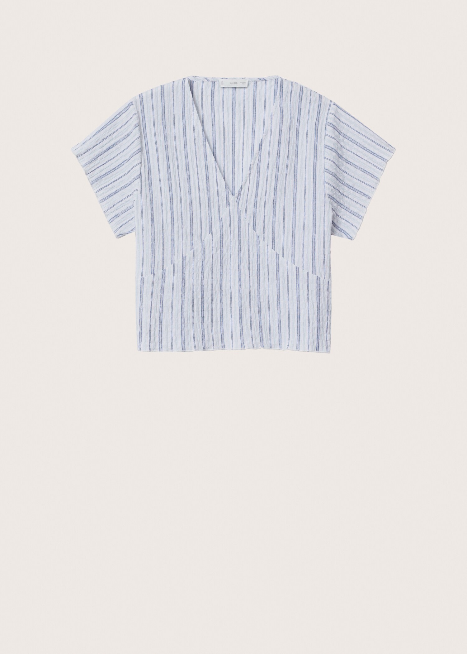 Cropped cotton blouse - Article without model