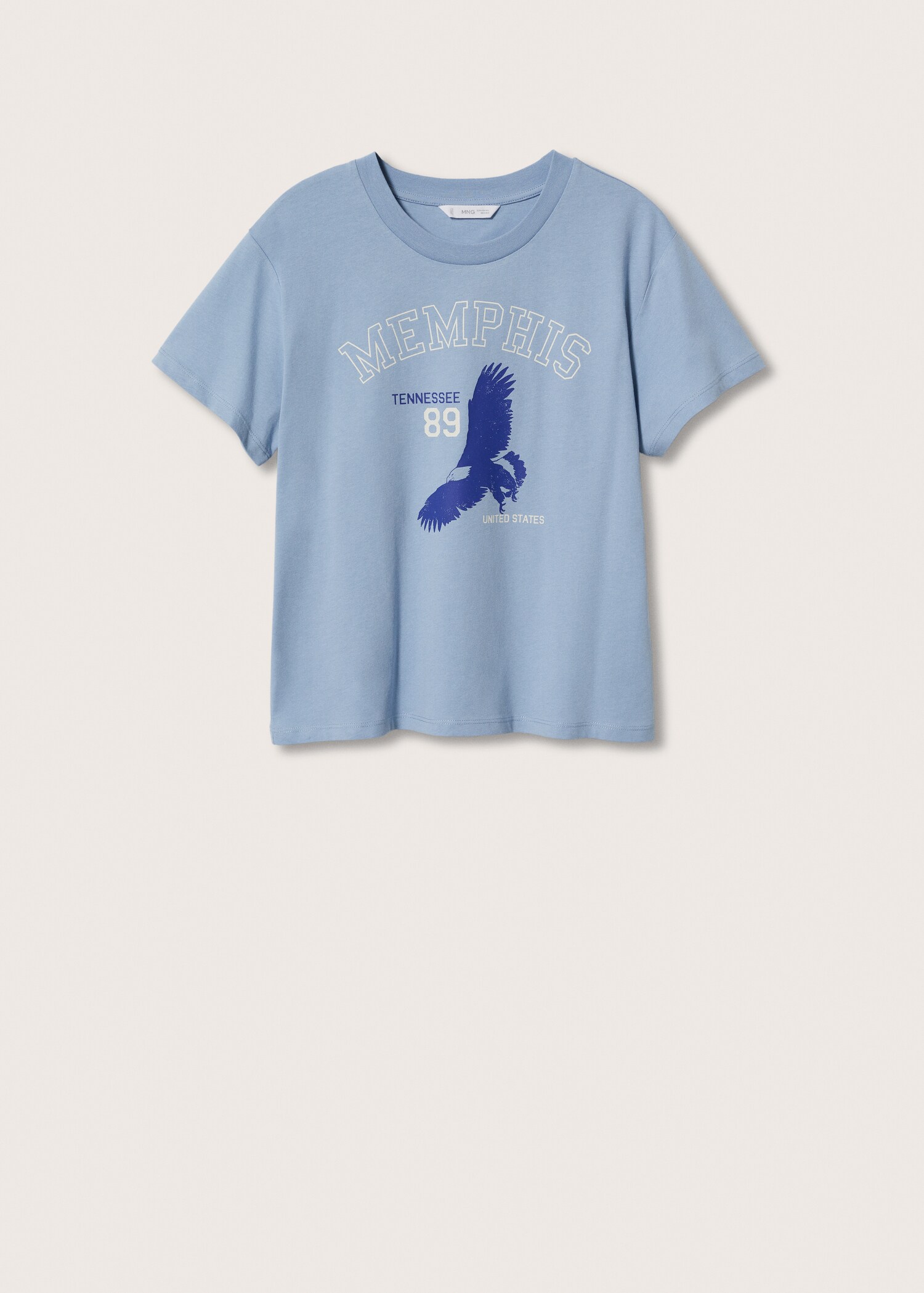 Printed cotton-blend T-shirt - Article without model