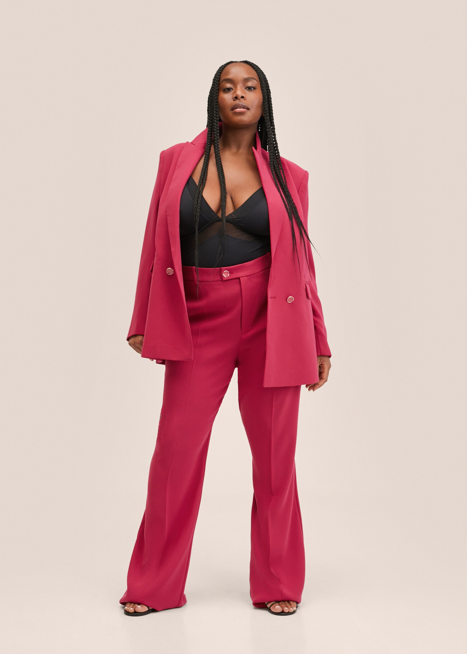 Wideleg suit trousers - Details of the article 3