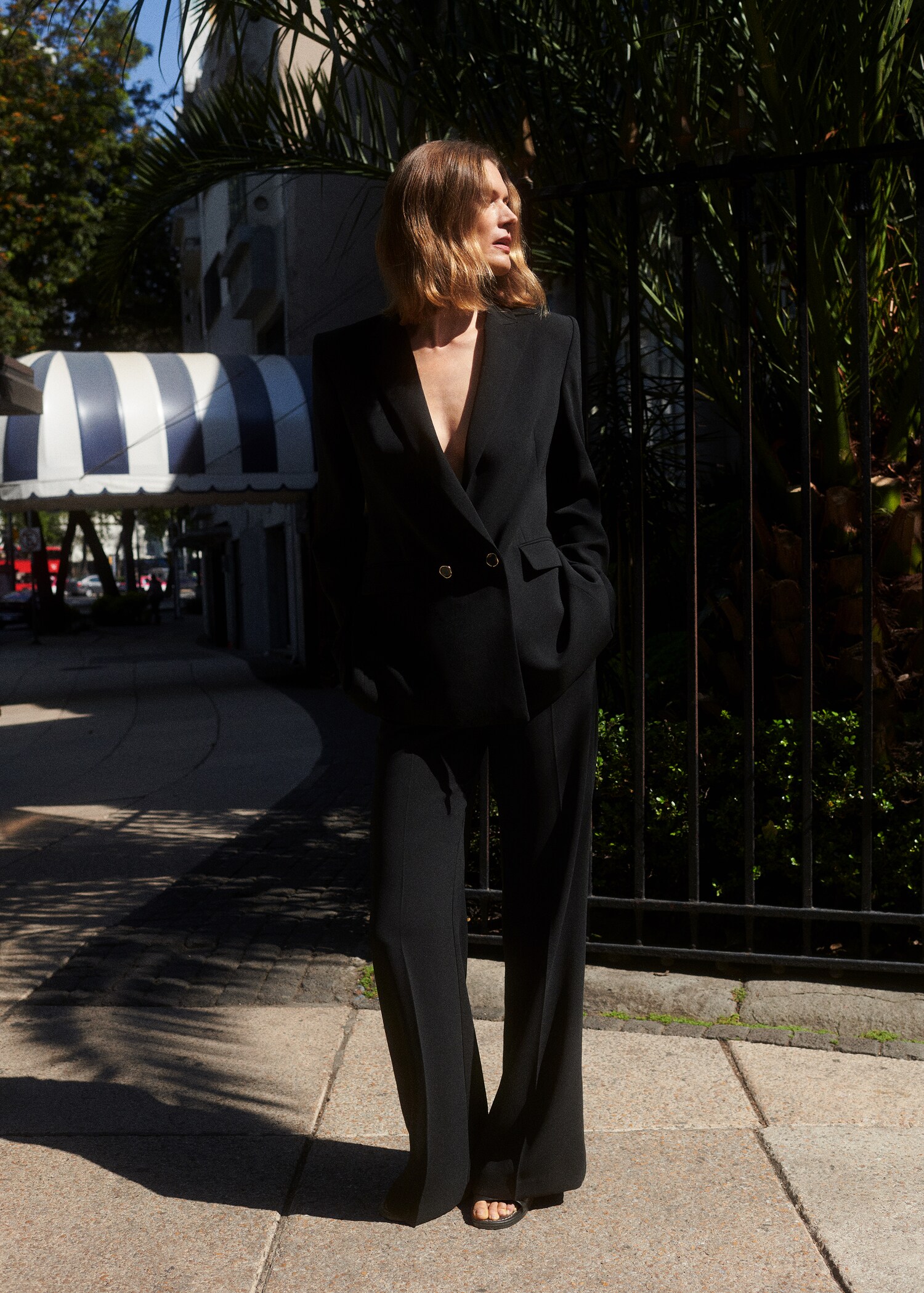 Wideleg suit trousers - Details of the article 6