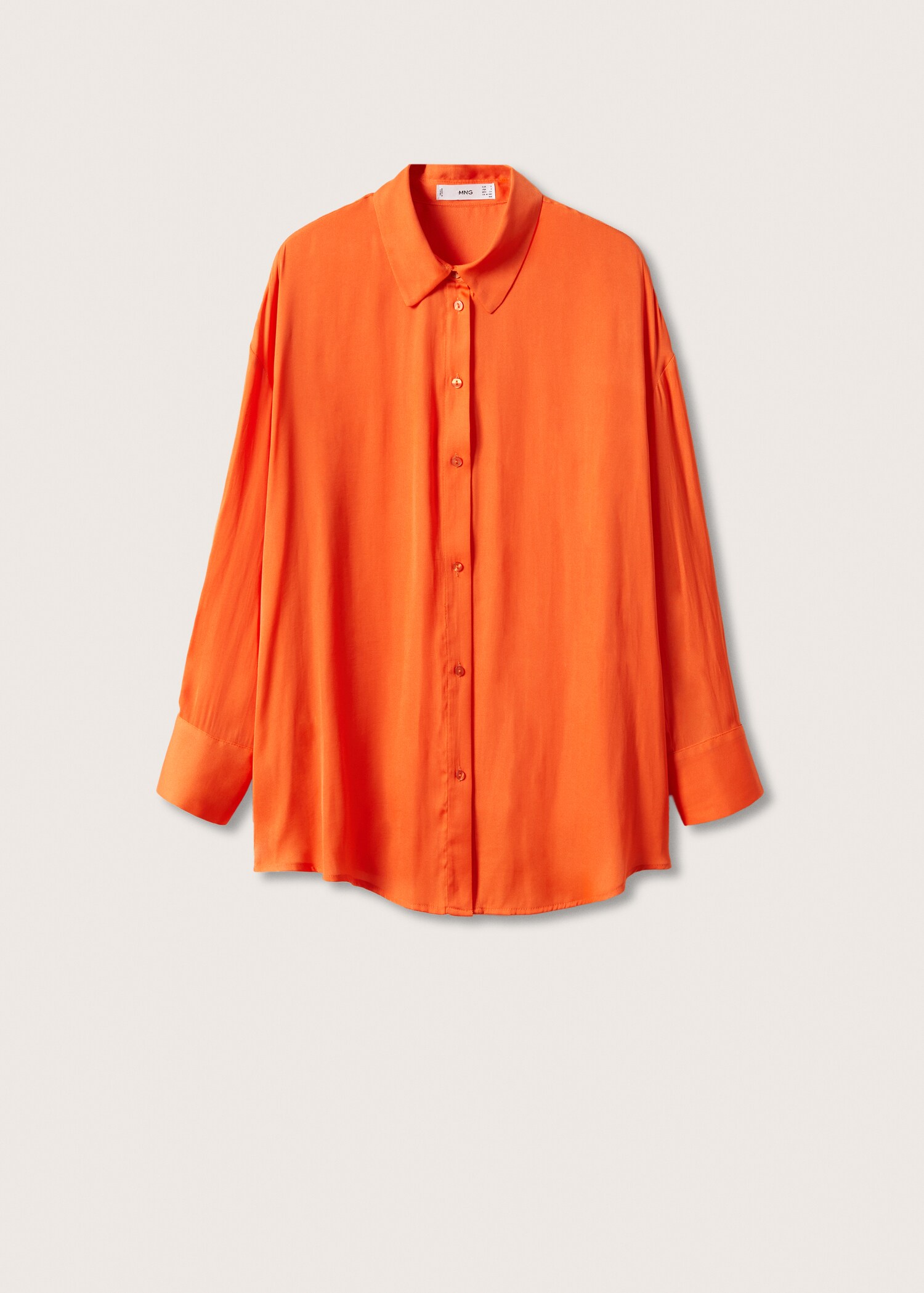 Splývavá košile oversize - Zboží bez modelu