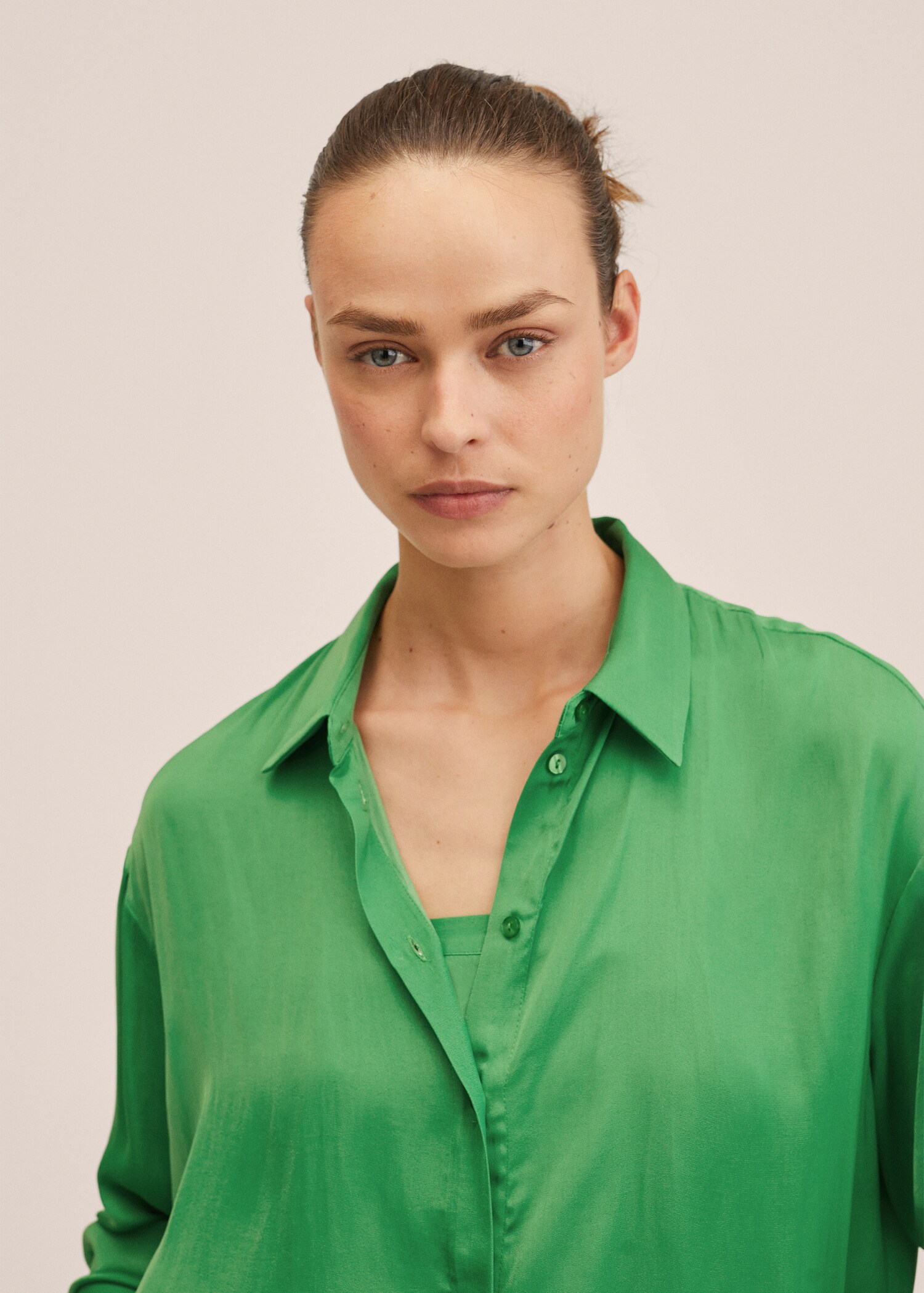 Splývavá košile oversize - Detail zboží 2