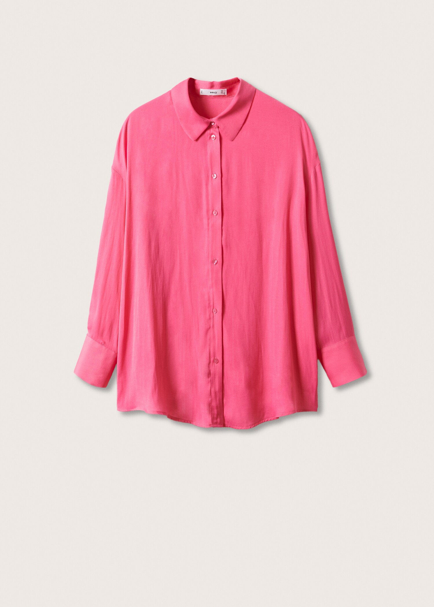 Splývavá košile oversize - Zboží bez modelu