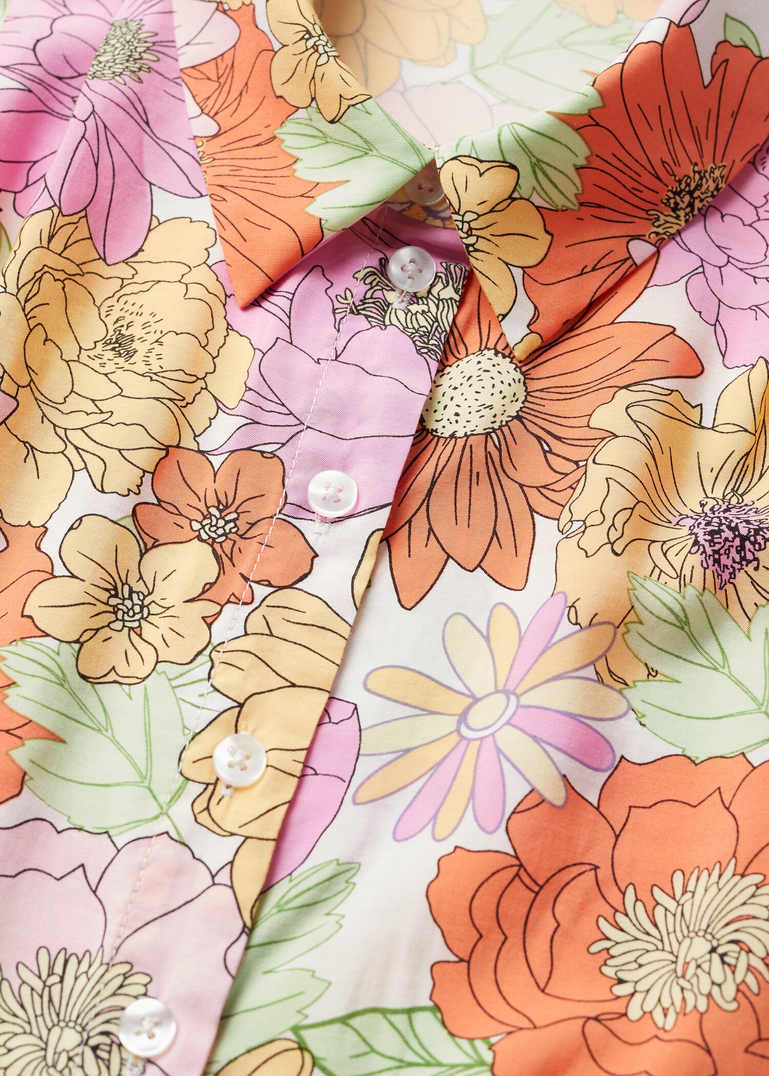 Belt printed jumpsuit - Details of the article 8