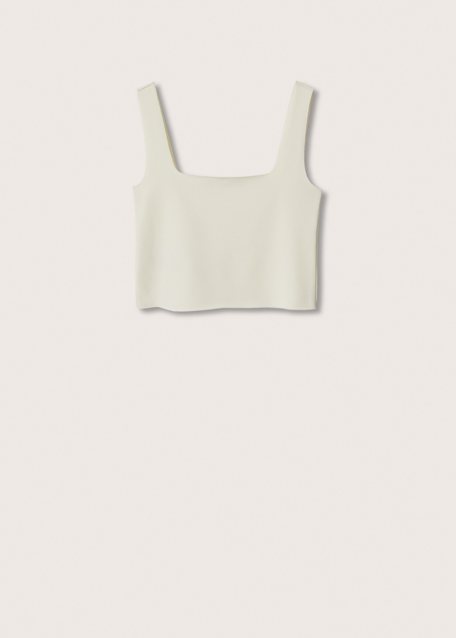 Knitted cropped top - Article without model
