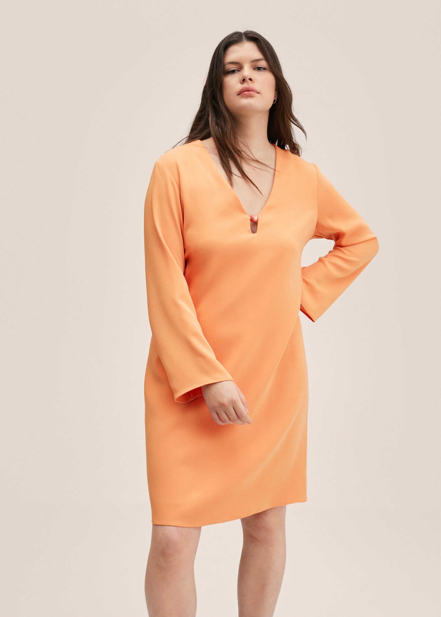 Vestido aplique cuello - Detalle del artículo 5