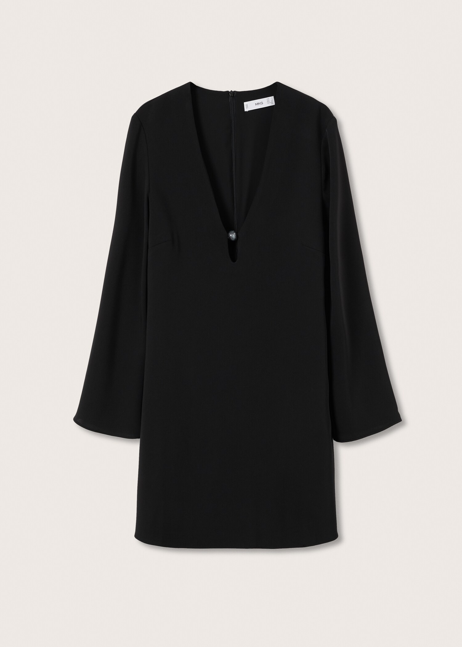 Vestido aplique cuello - Artículo sin modelo
