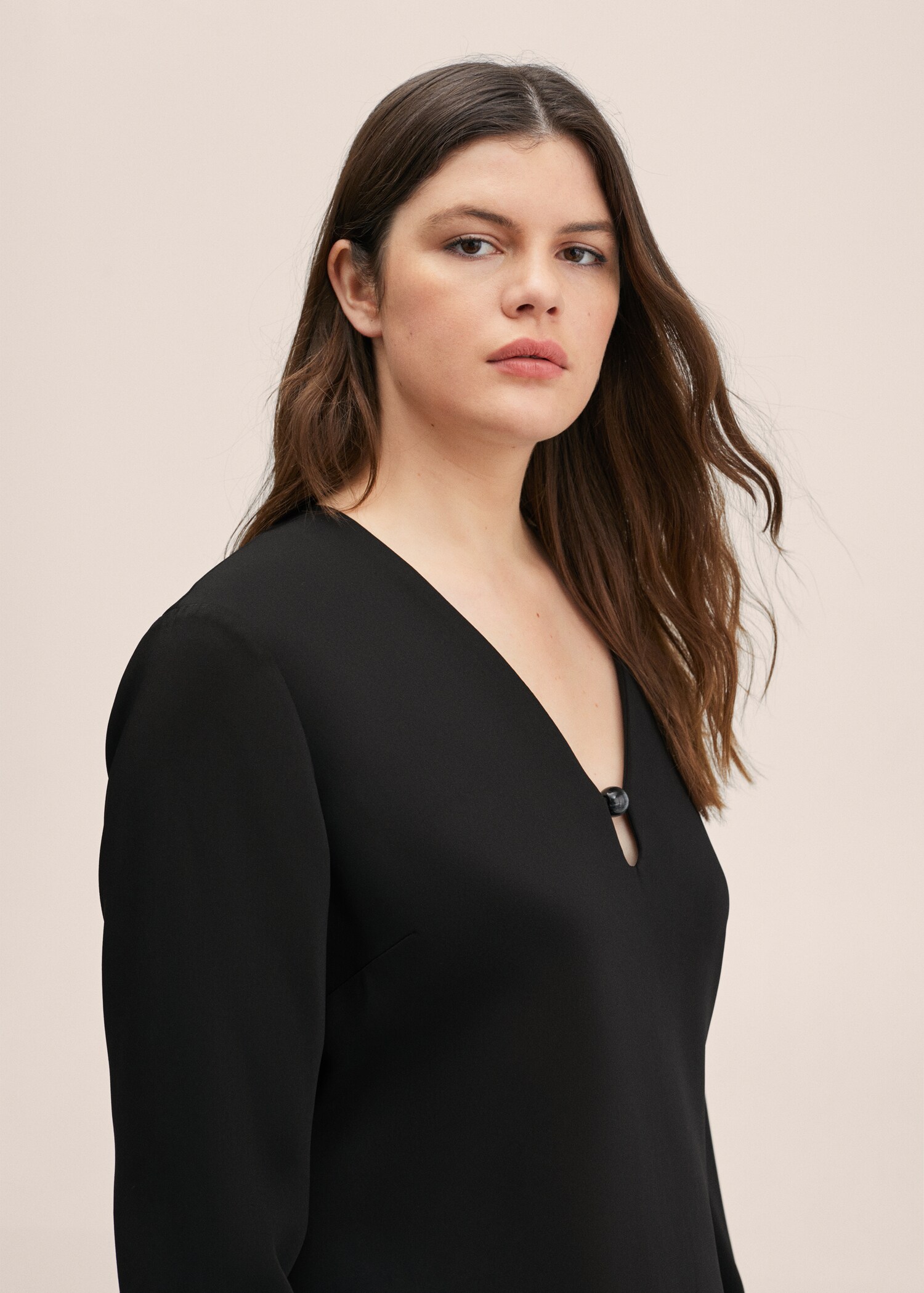 Vestido aplique cuello - Detalle del artículo 5