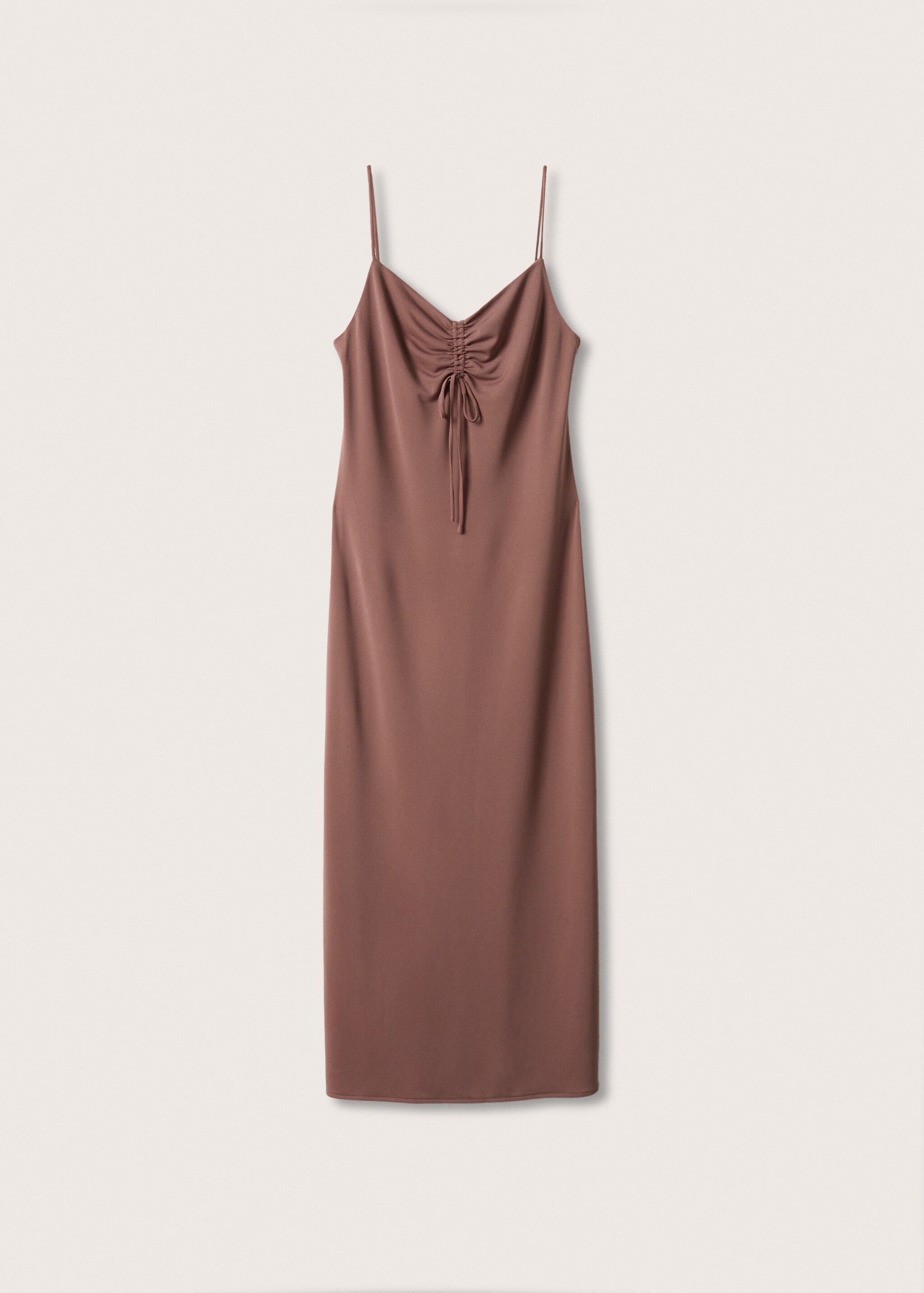 Gathered neckline dress - Article without model