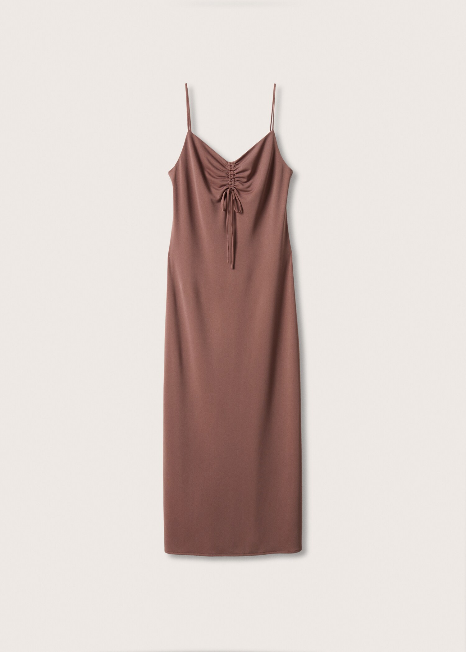 Vestido escote fruncido - Artículo sin modelo