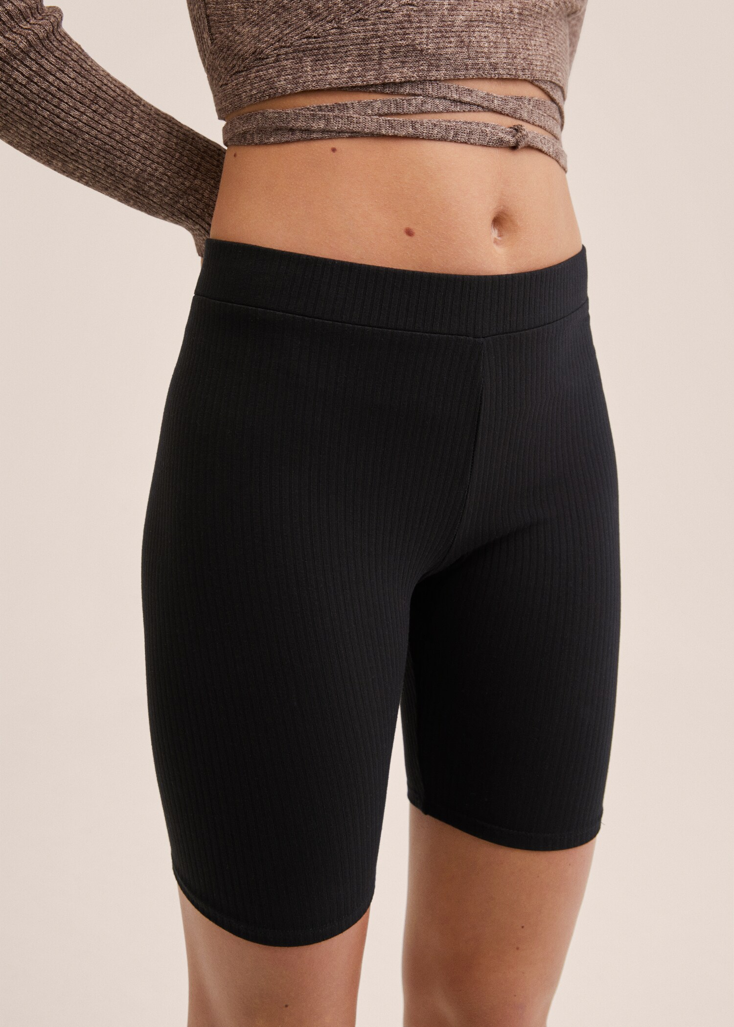 Leggings bermudes ciclista - Pla mig