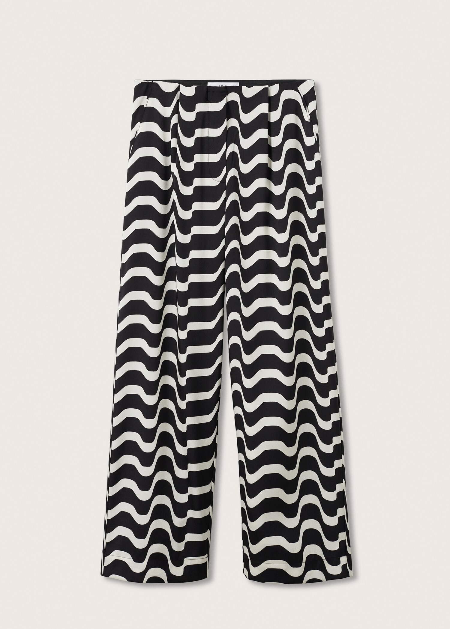 Pantalón recto estampado ondas - Artículo sin modelo