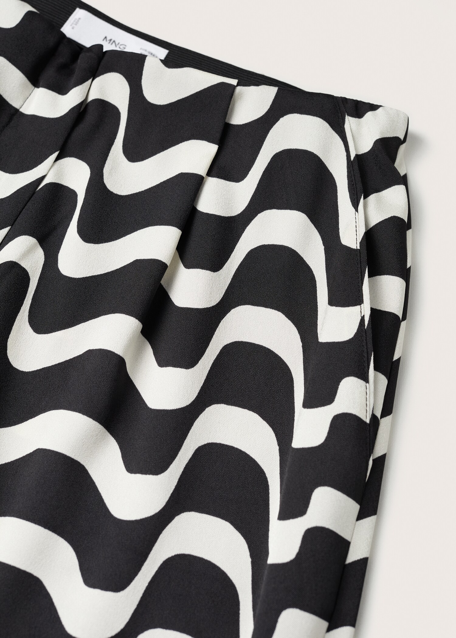 Pantalón recto estampado ondas - Detalle del artículo 8