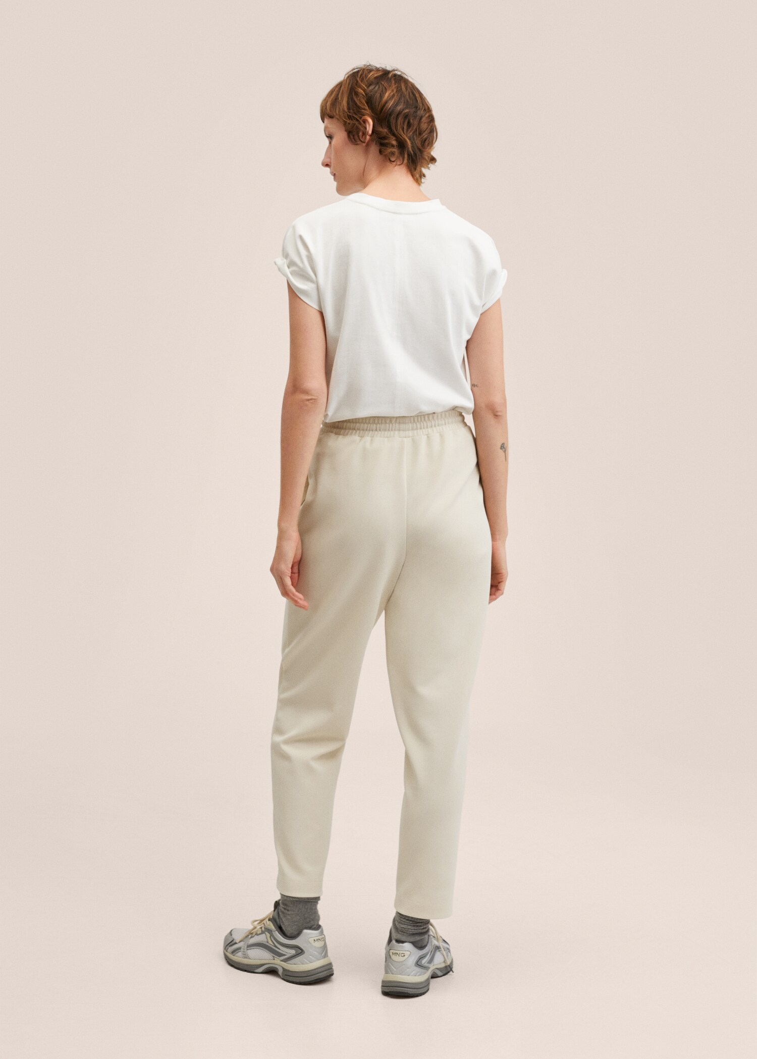 Texturierte Jogger Pants - Rückseite des Artikels