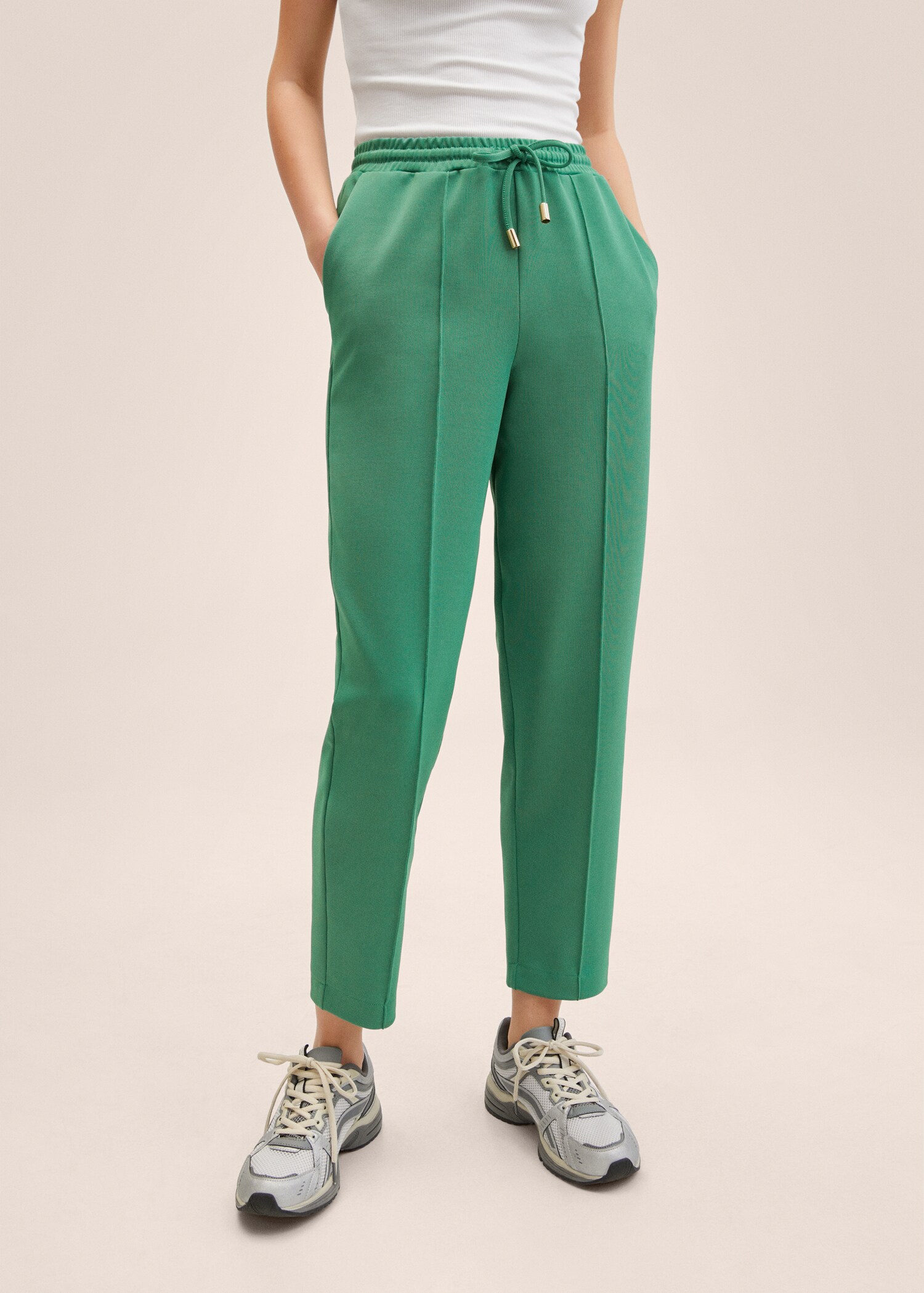 Texturierte Jogger Pants - Mittlere Ansicht