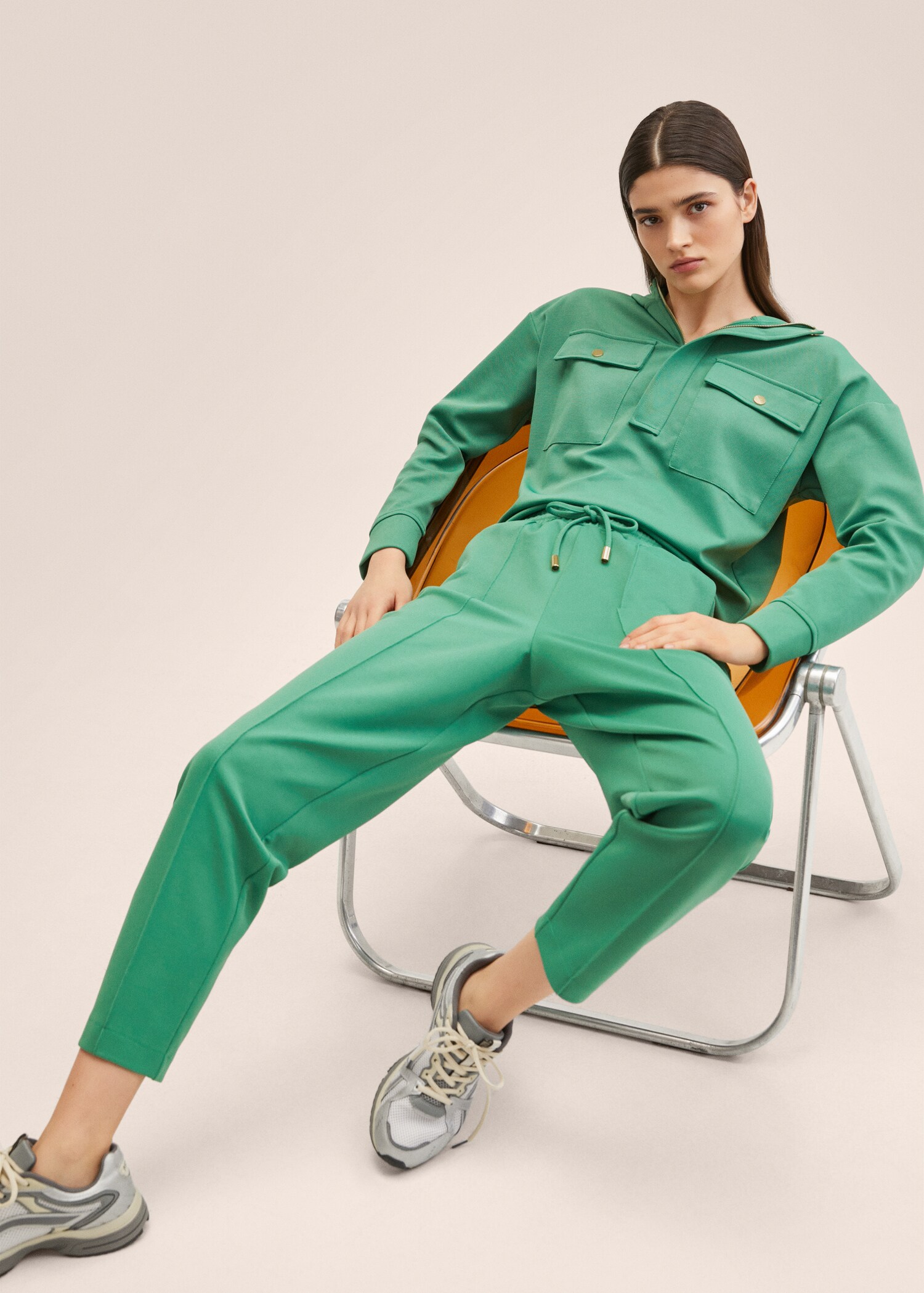 Texturierte Jogger Pants - Detail des Artikels 2
