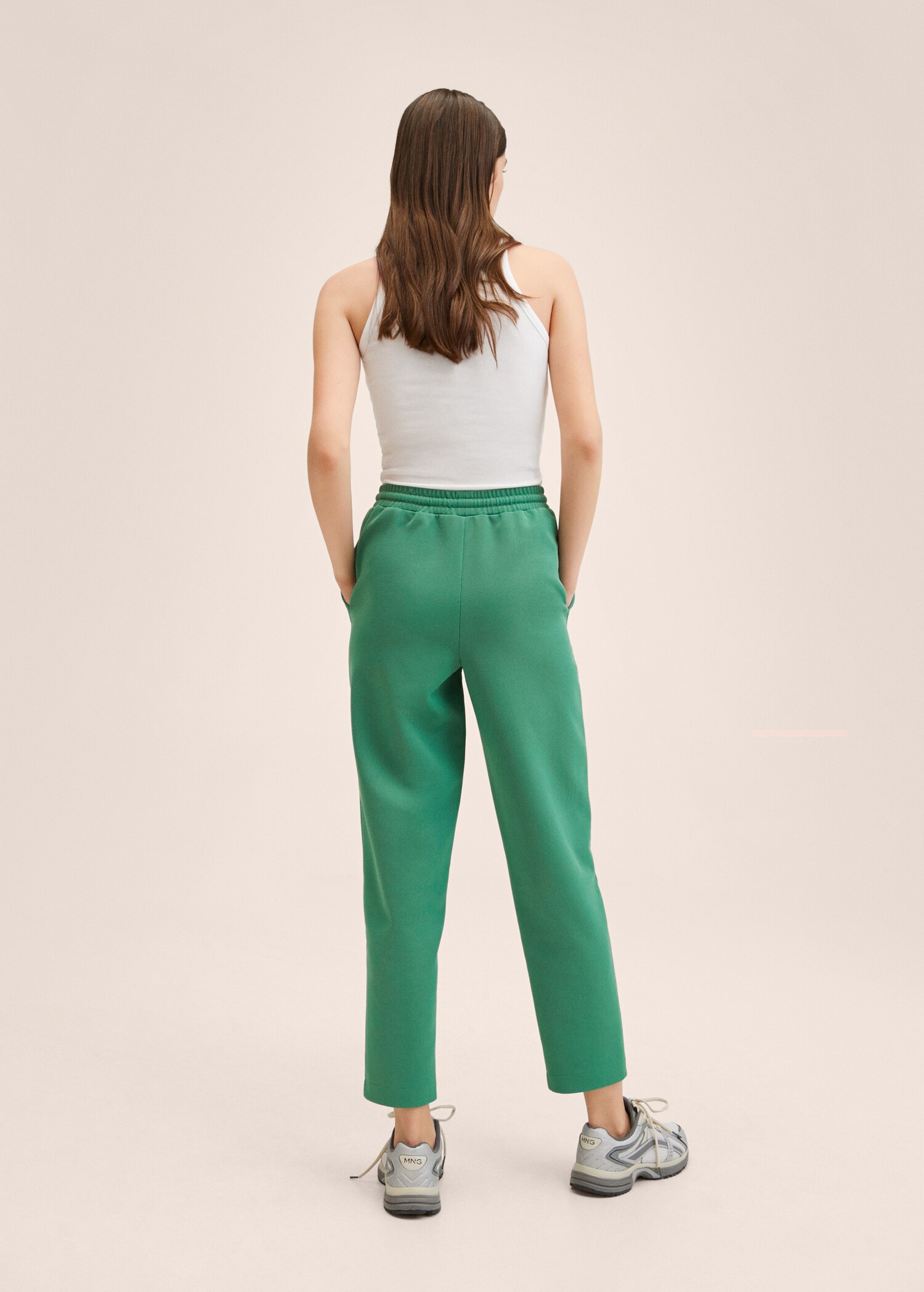 Texturierte Jogger Pants - Rückseite des Artikels