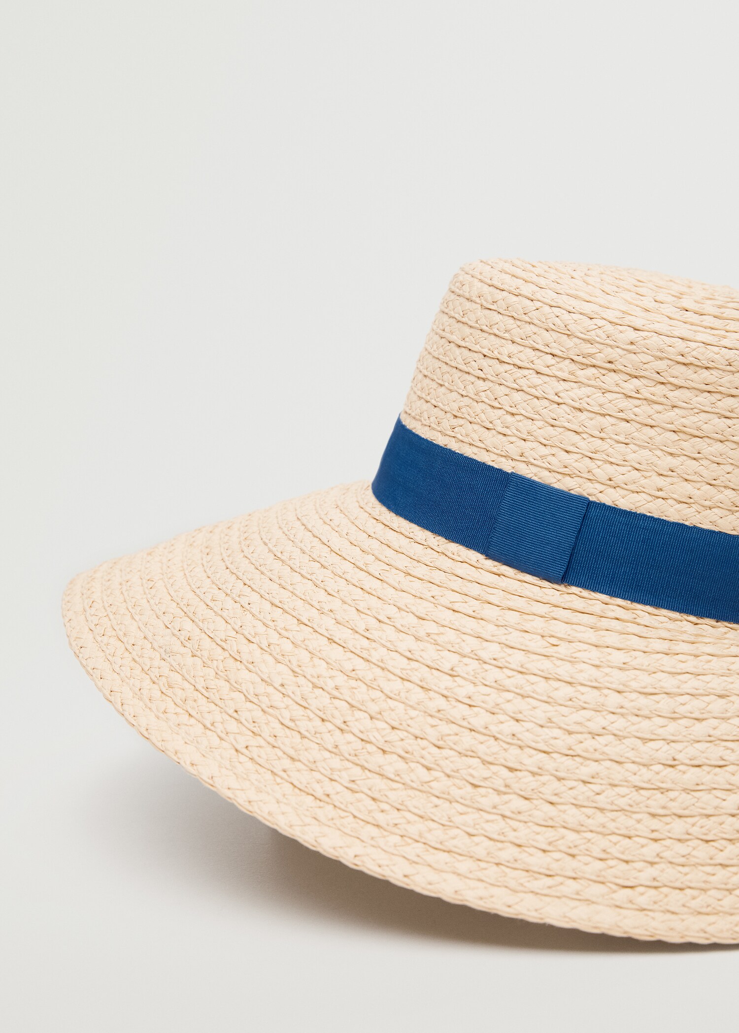 Raffia Pamela hat - Medium plane