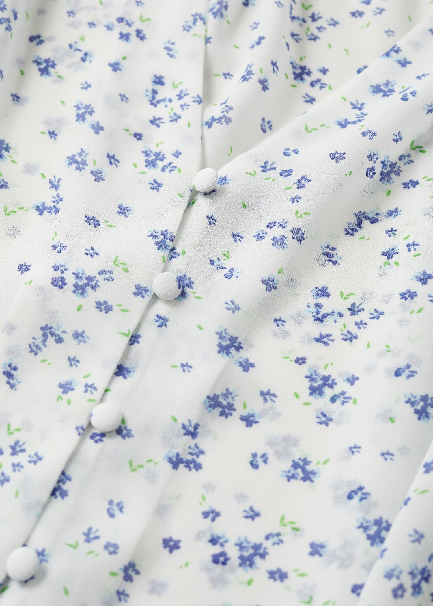Blusa manga abullonada estampada - Detalle del artículo 8