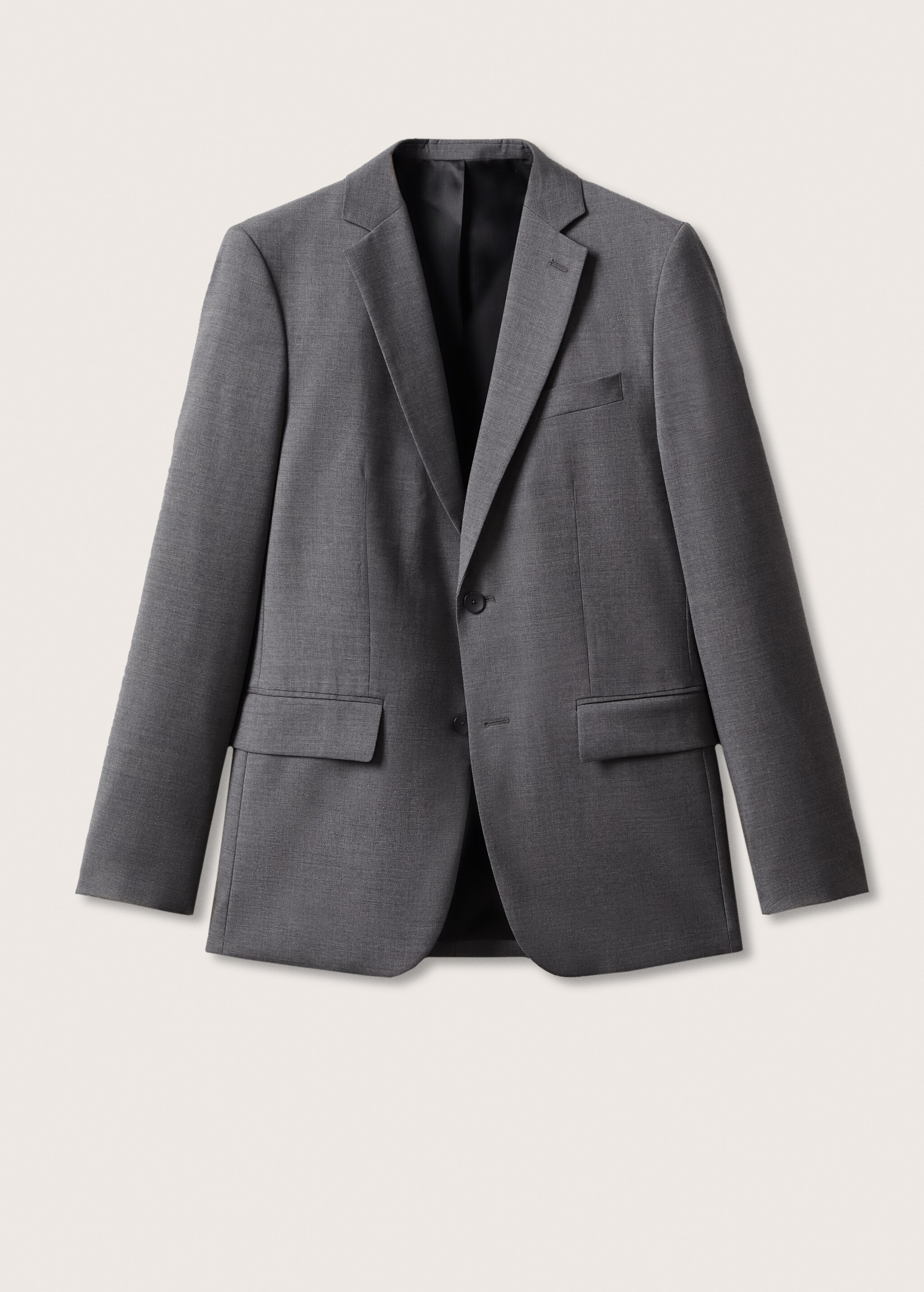 Slim fit virgin wool suit blazer - Article without model