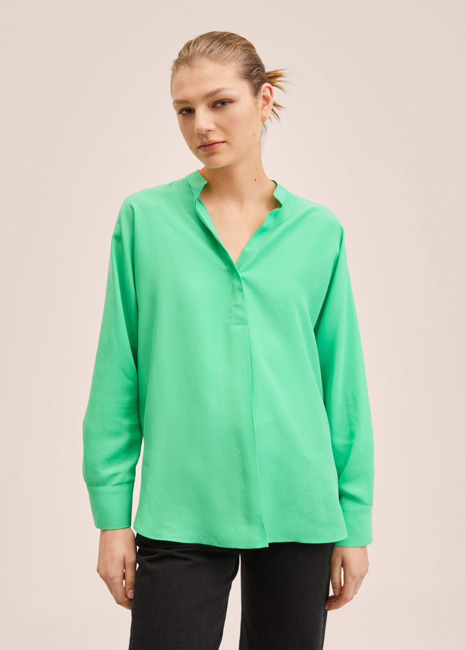 Oversized flowy lyocell  - Medium plane