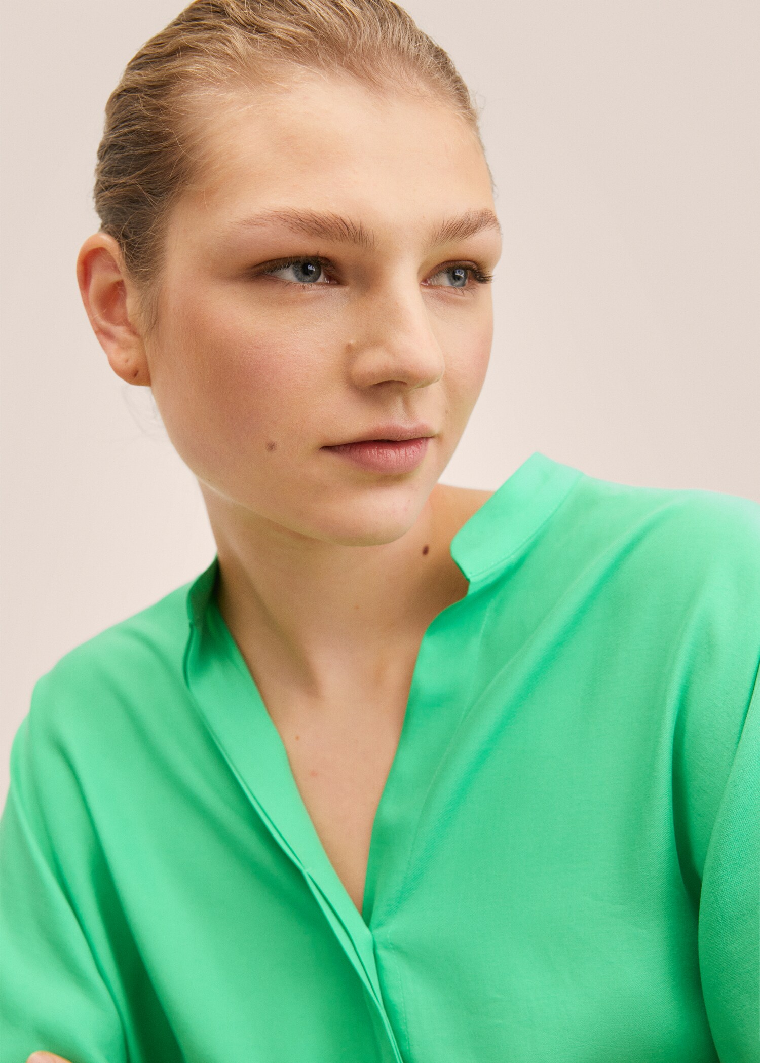 Oversized flowy lyocell  - Details of the article 2