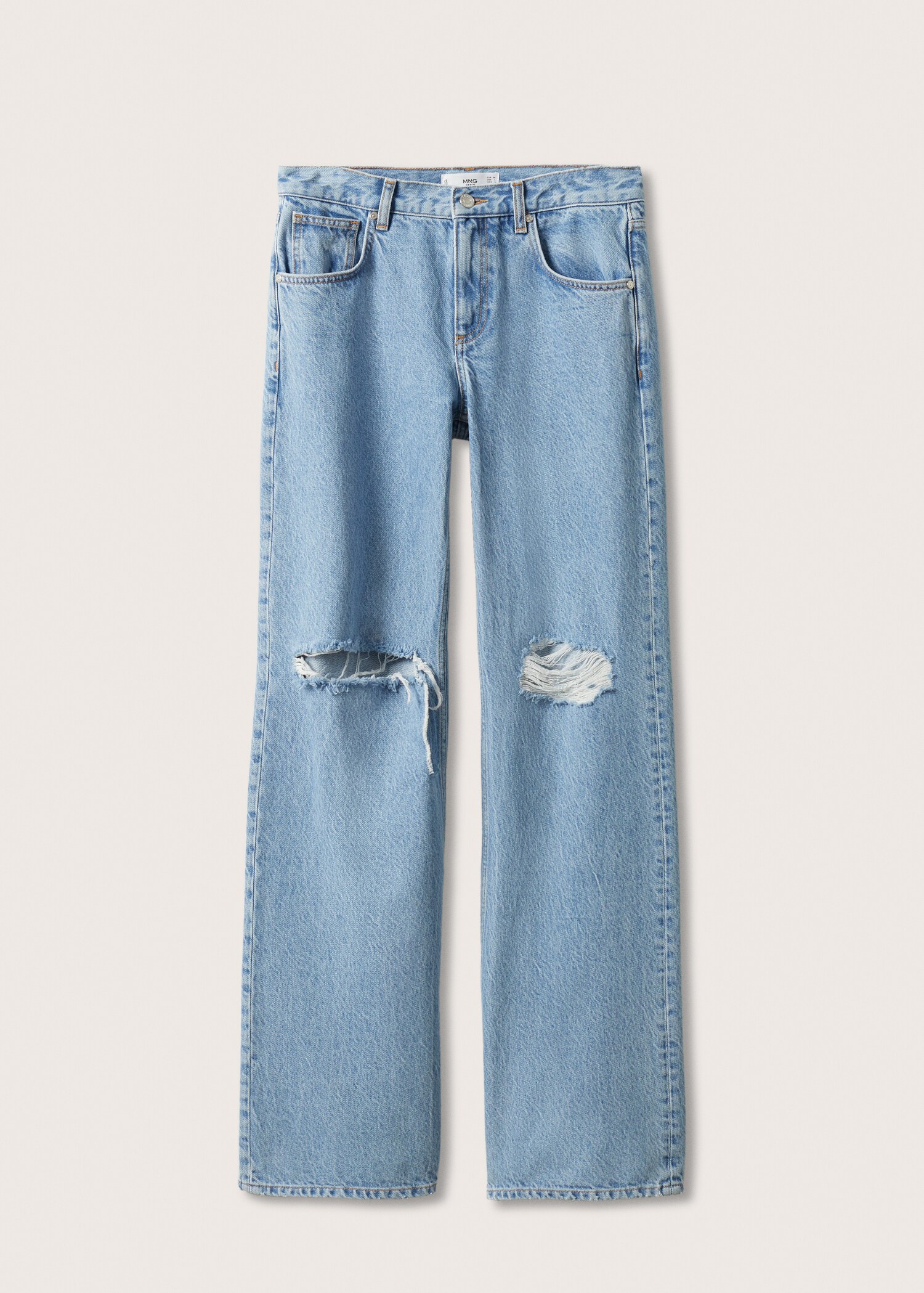 Wideleg-Jeans mit niedrigem Bund - Artikel ohne Model