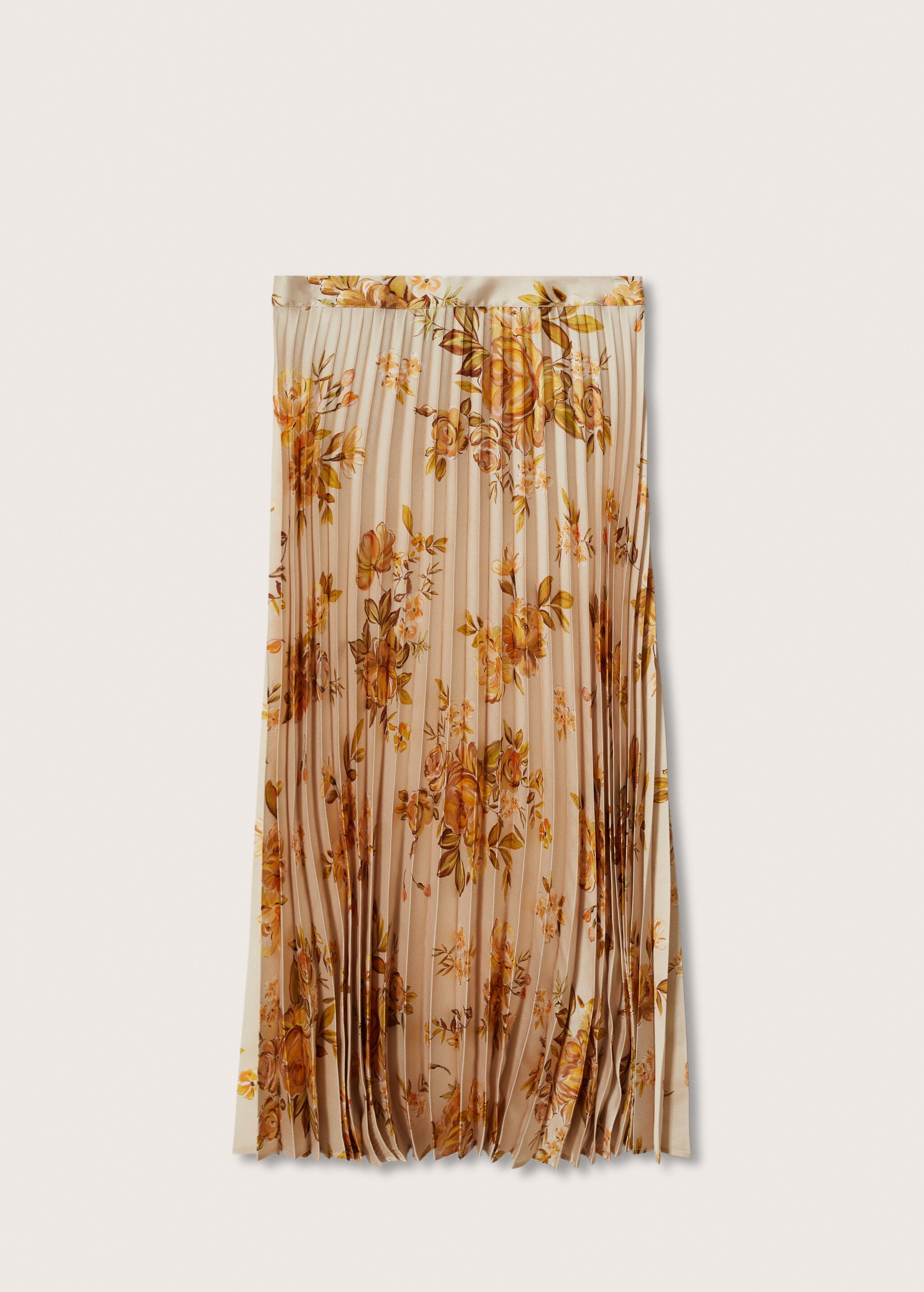 Pleated floral skirt - Article without model