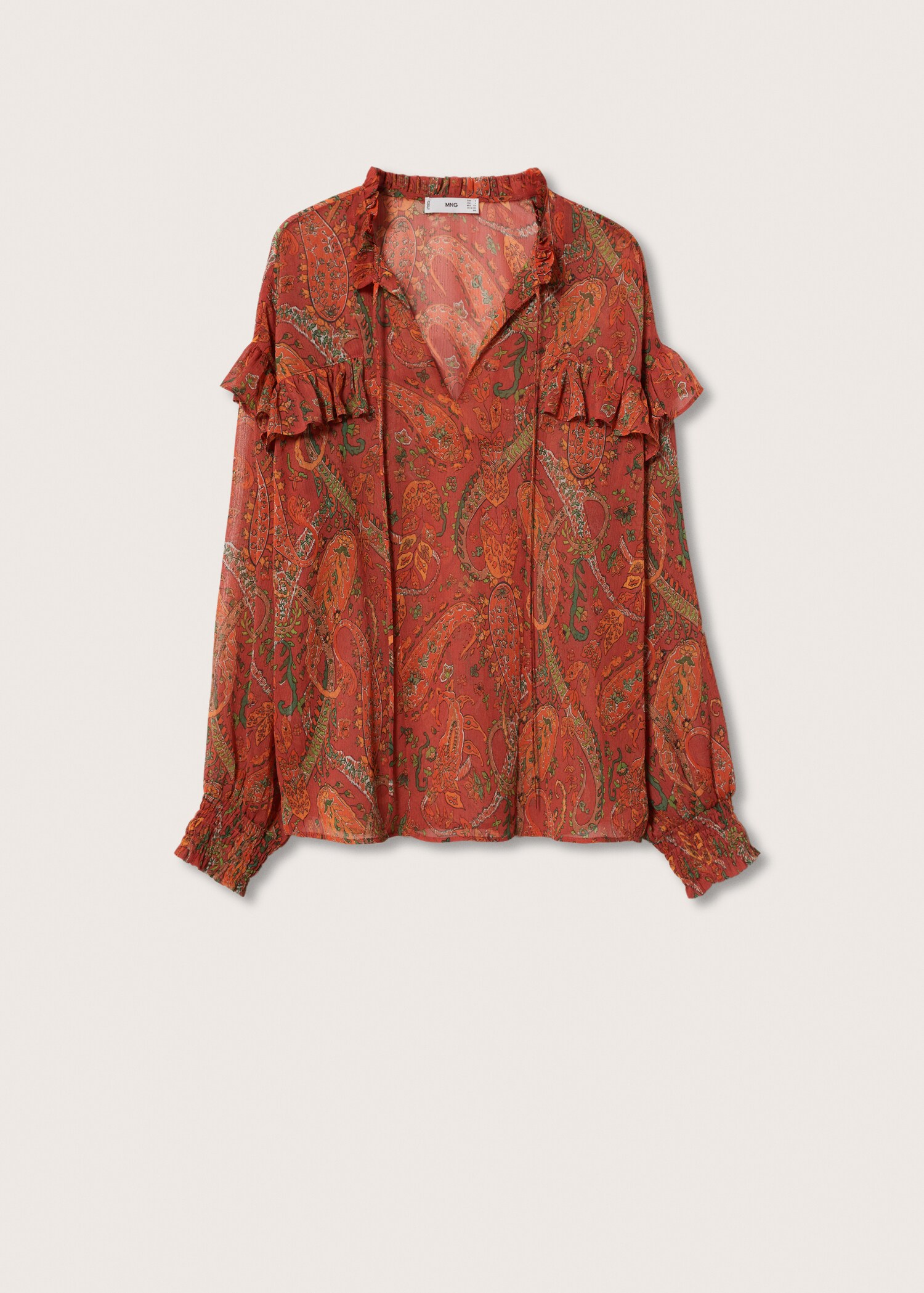 Blusa estampado paisley - Artículo sin modelo
