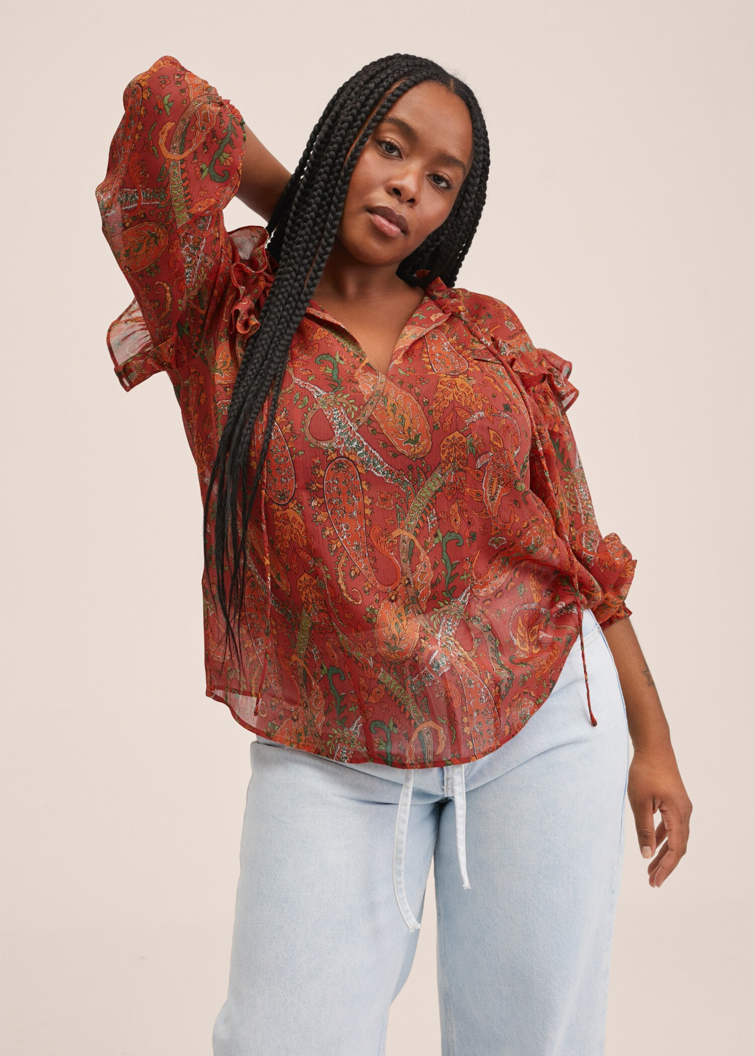 Blusa estampado paisley - Detalle del artículo 3