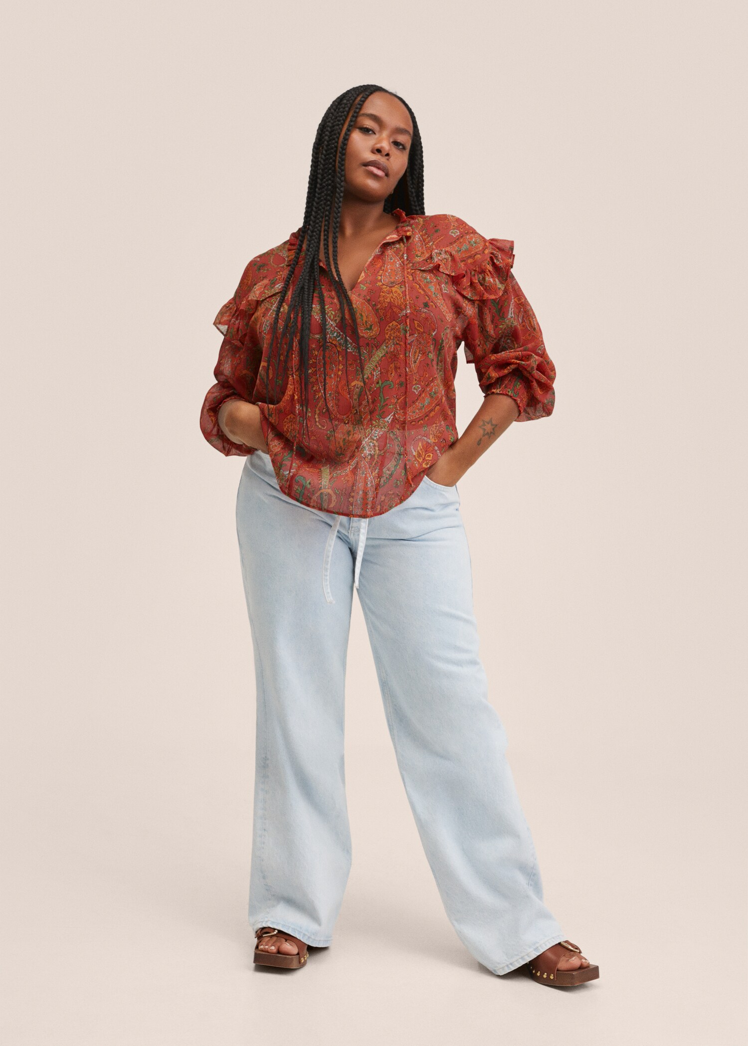 Blusa estampado paisley - Detalle del artículo 4