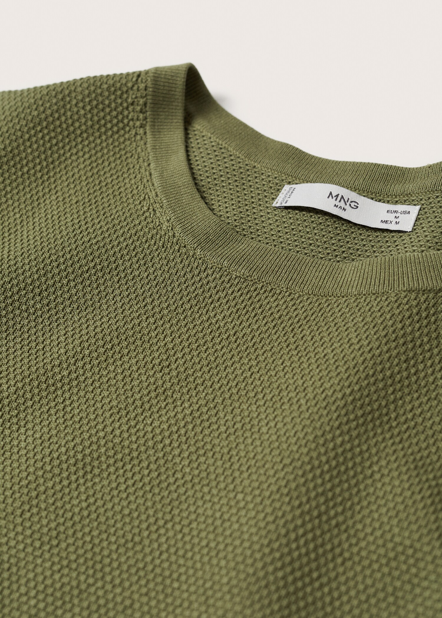 Fine-knit cotton sweater - Details of the article 8