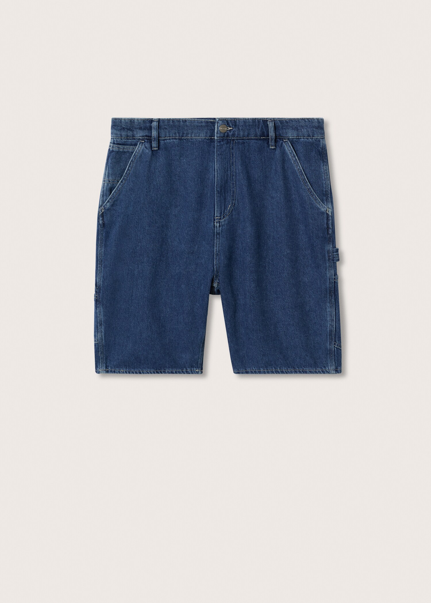 Denim carpenter shorts - Article without model