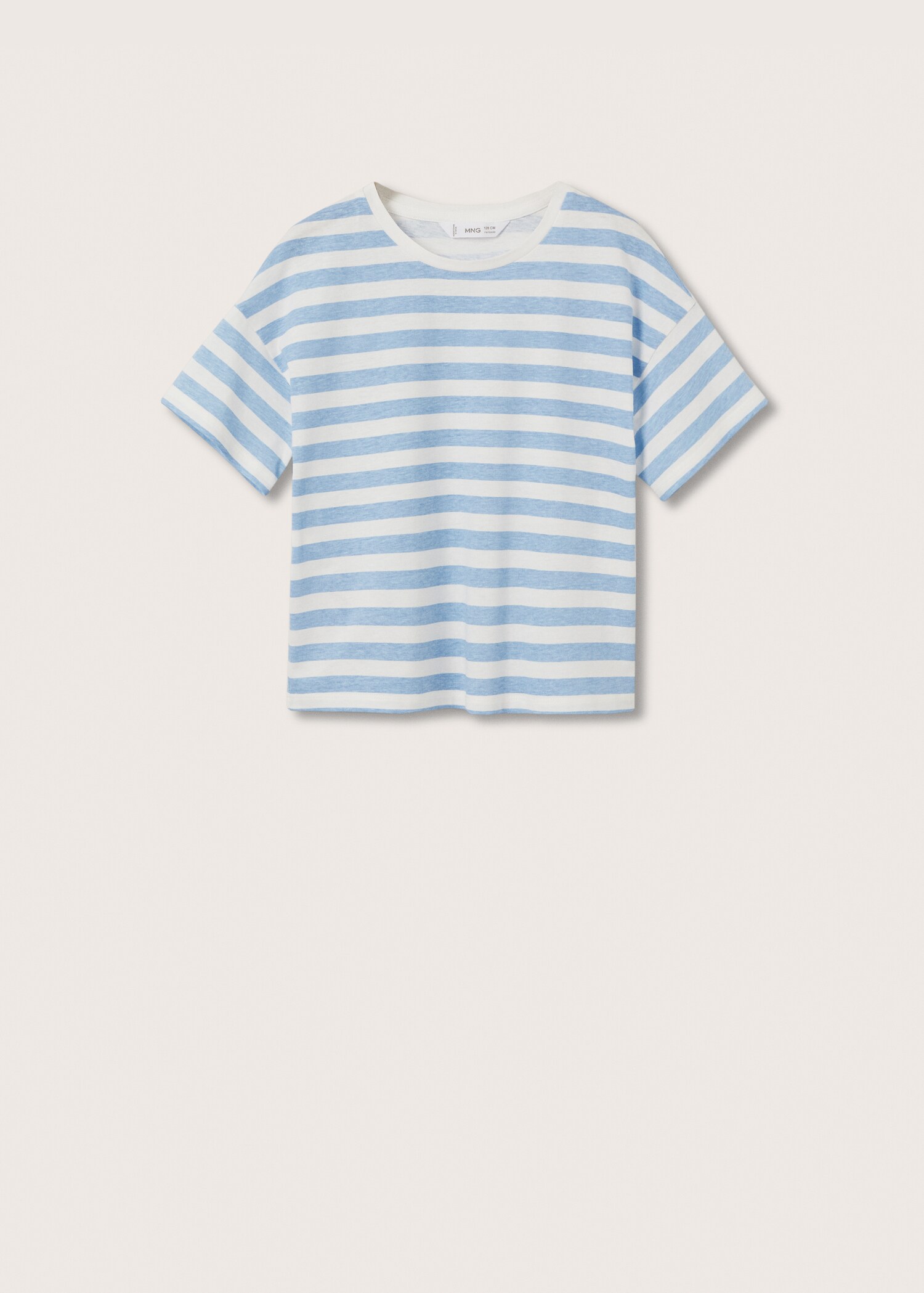 Striped cotton T-shirt - Article without model