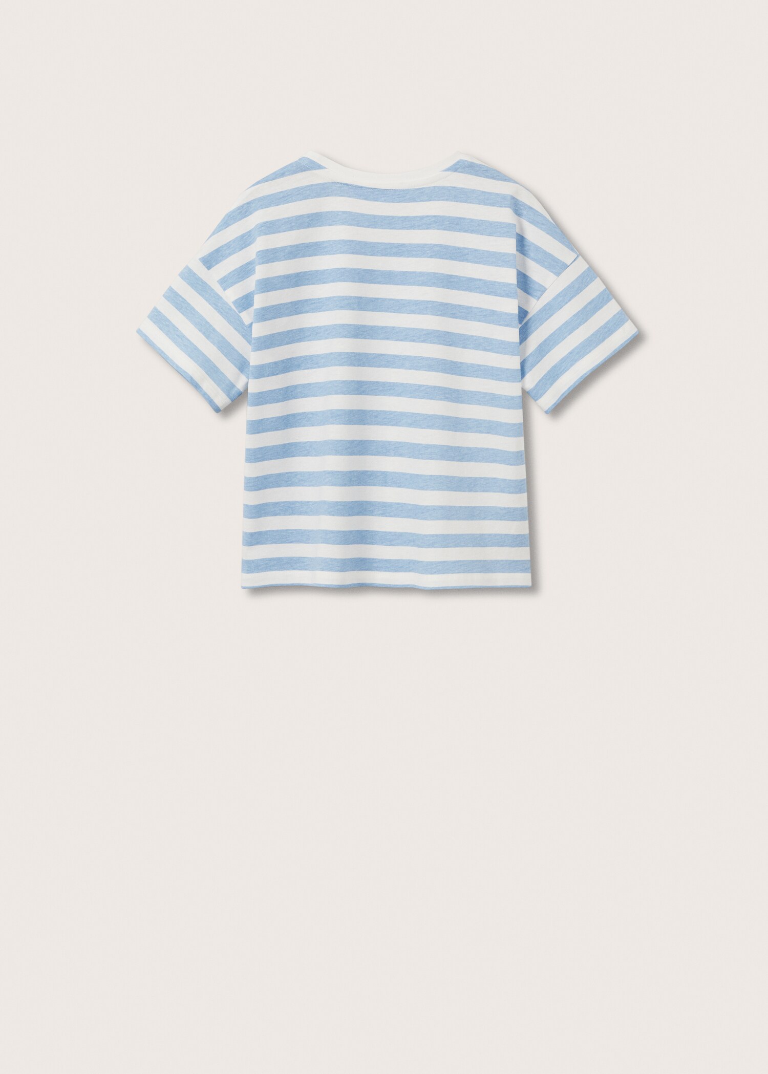 Camiseta algodón rayas - Reverso del artículo