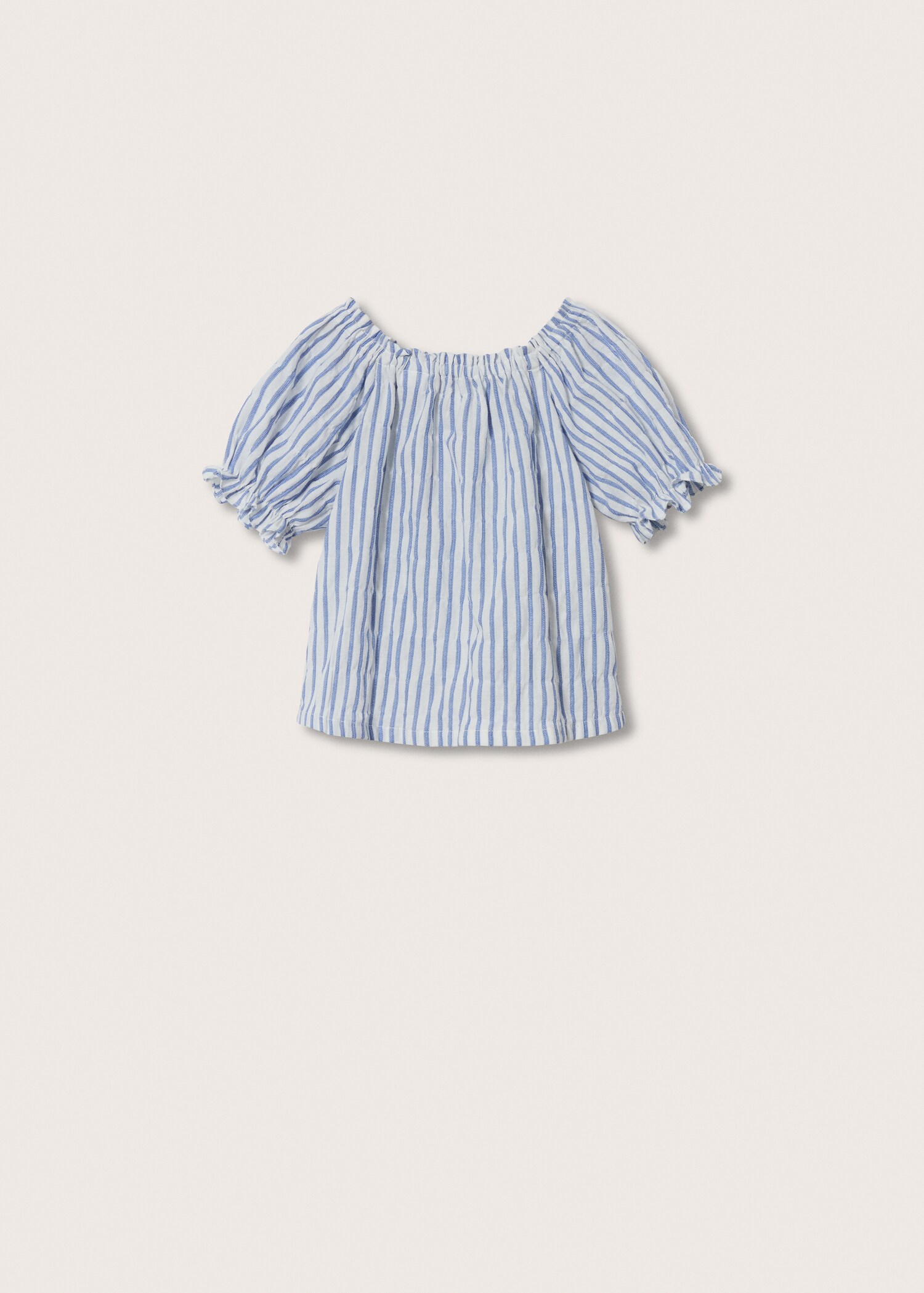 Blusa rayas textura - Reverso del artículo